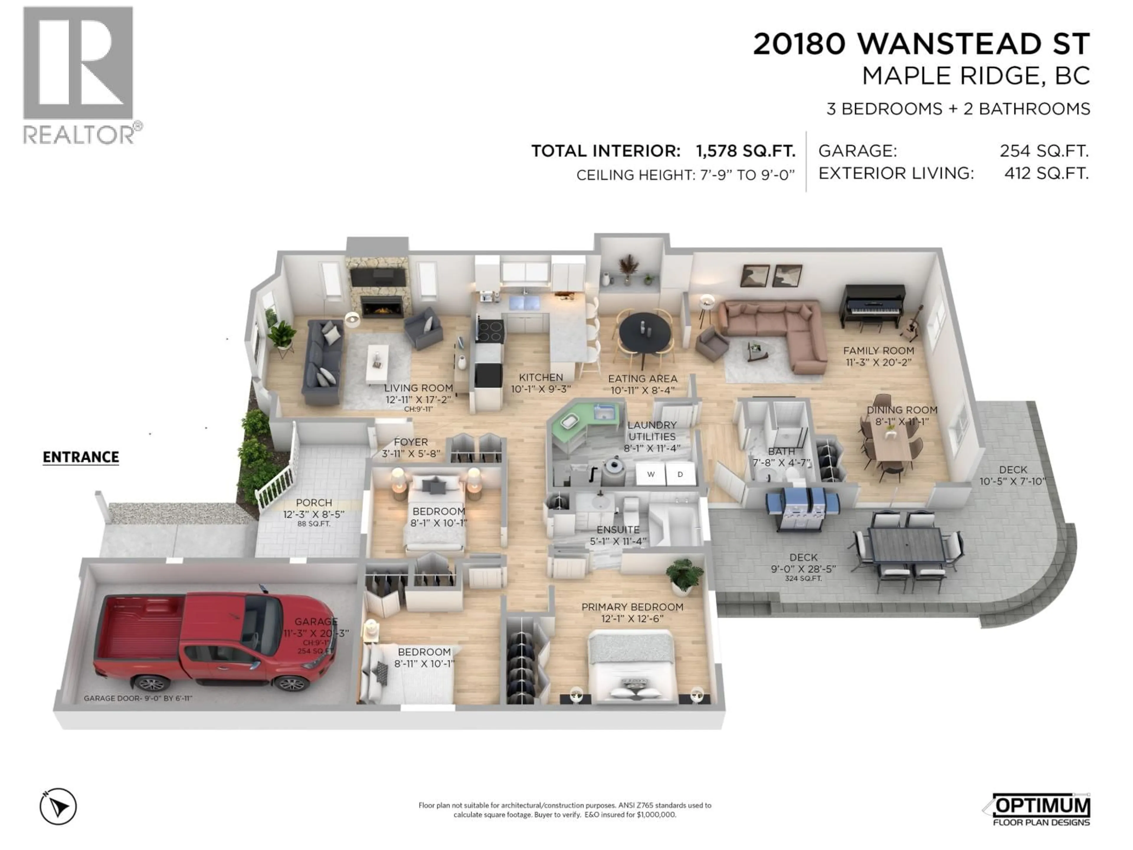 Floor plan for 20180 WANSTEAD STREET, Maple Ridge British Columbia V2X1H8