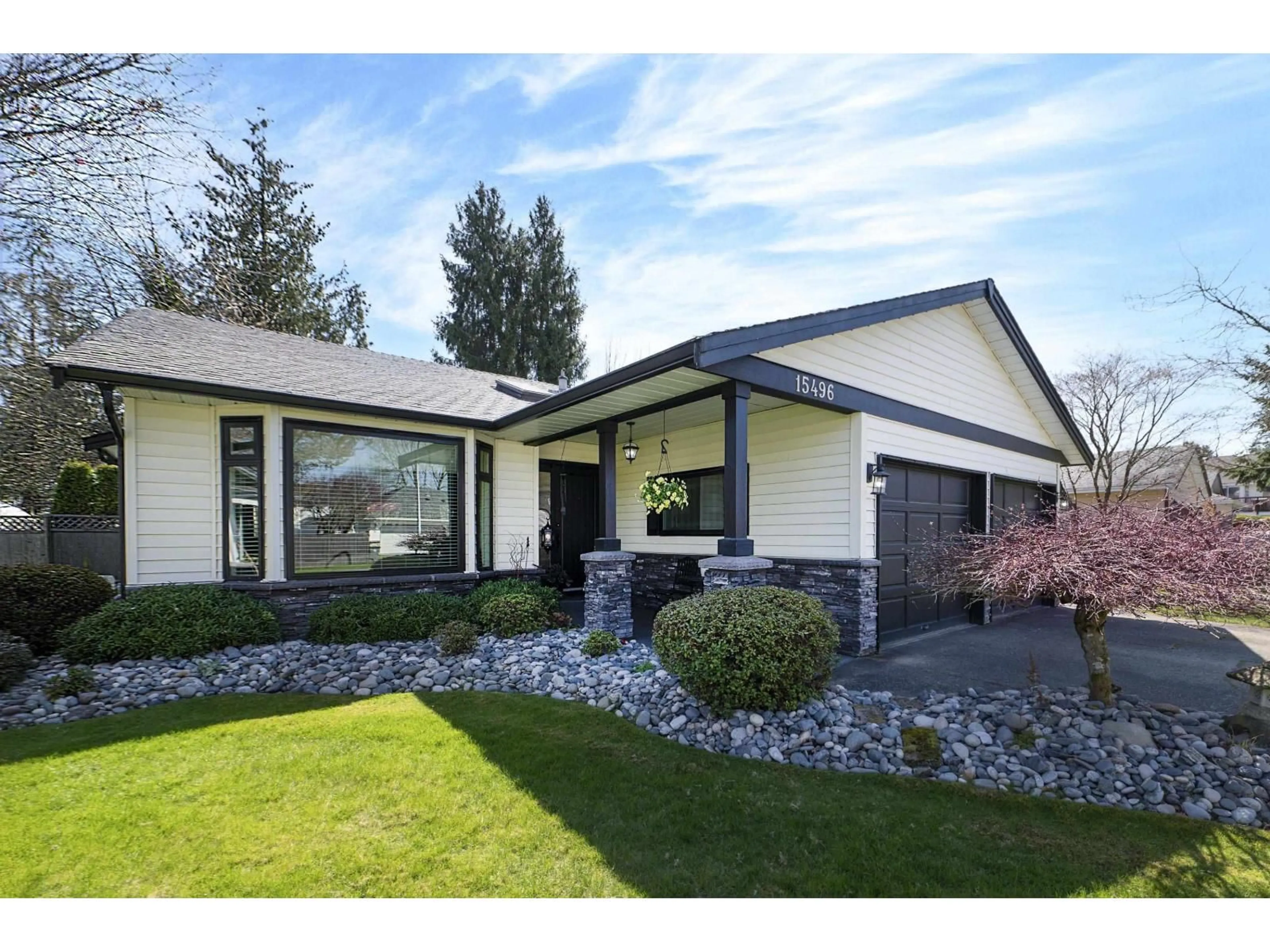 Home with vinyl exterior material, street for 15496 93 AVENUE, Surrey British Columbia V3R9B6