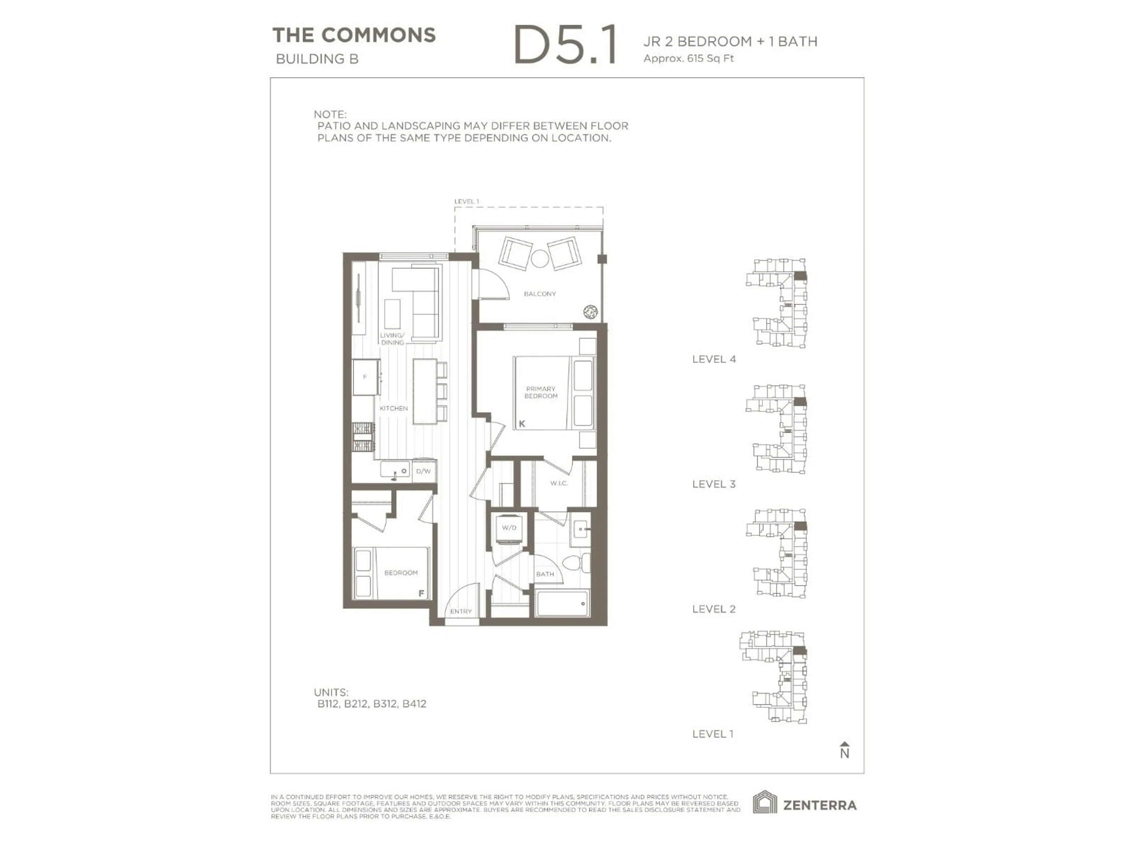 Floor plan for B412 - 8230 208B AVENUE, Langley British Columbia V2Y2C4