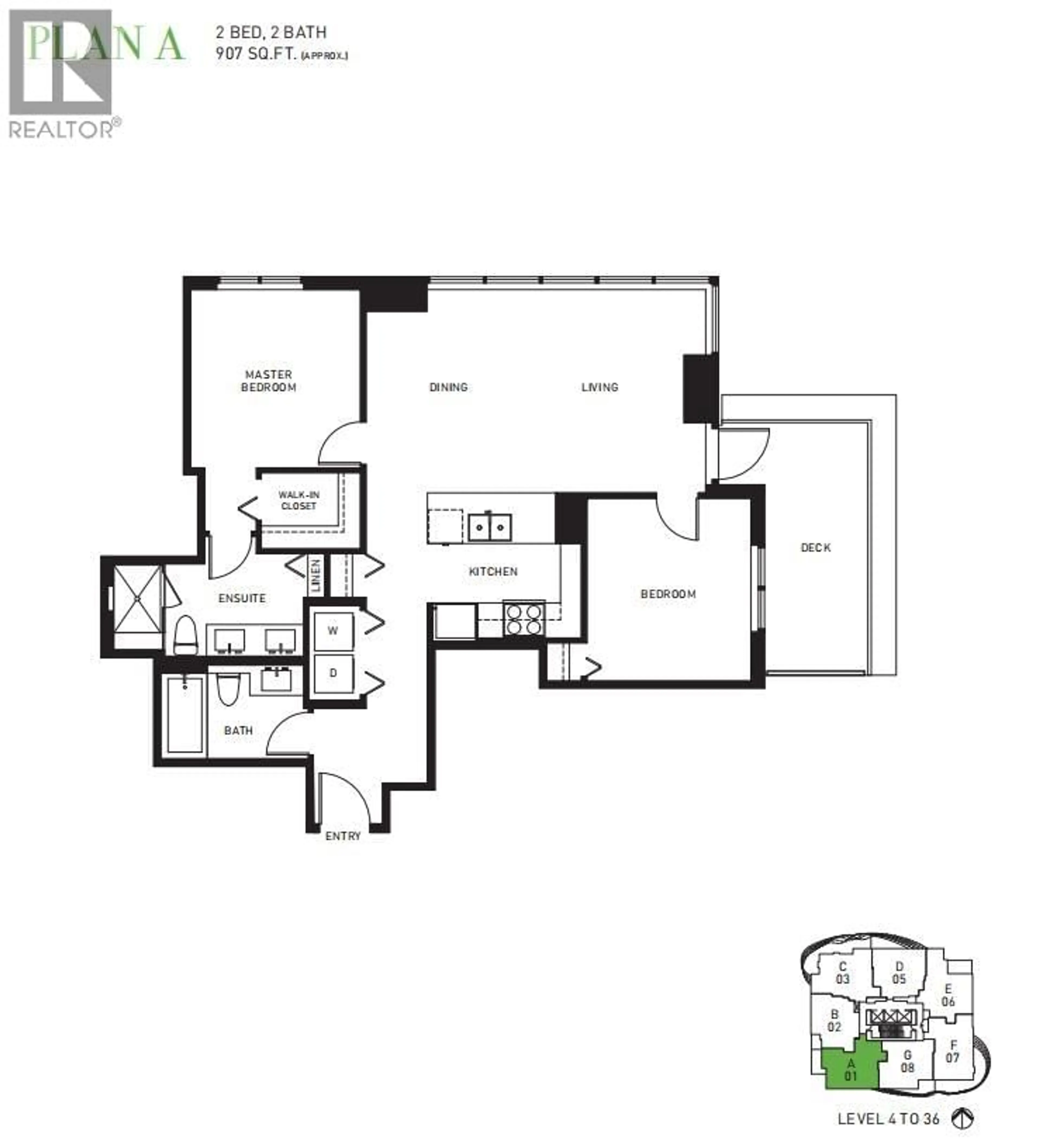 Floor plan for 2201 - 6638 DUNBLANE AVENUE, Burnaby British Columbia V5H0G8