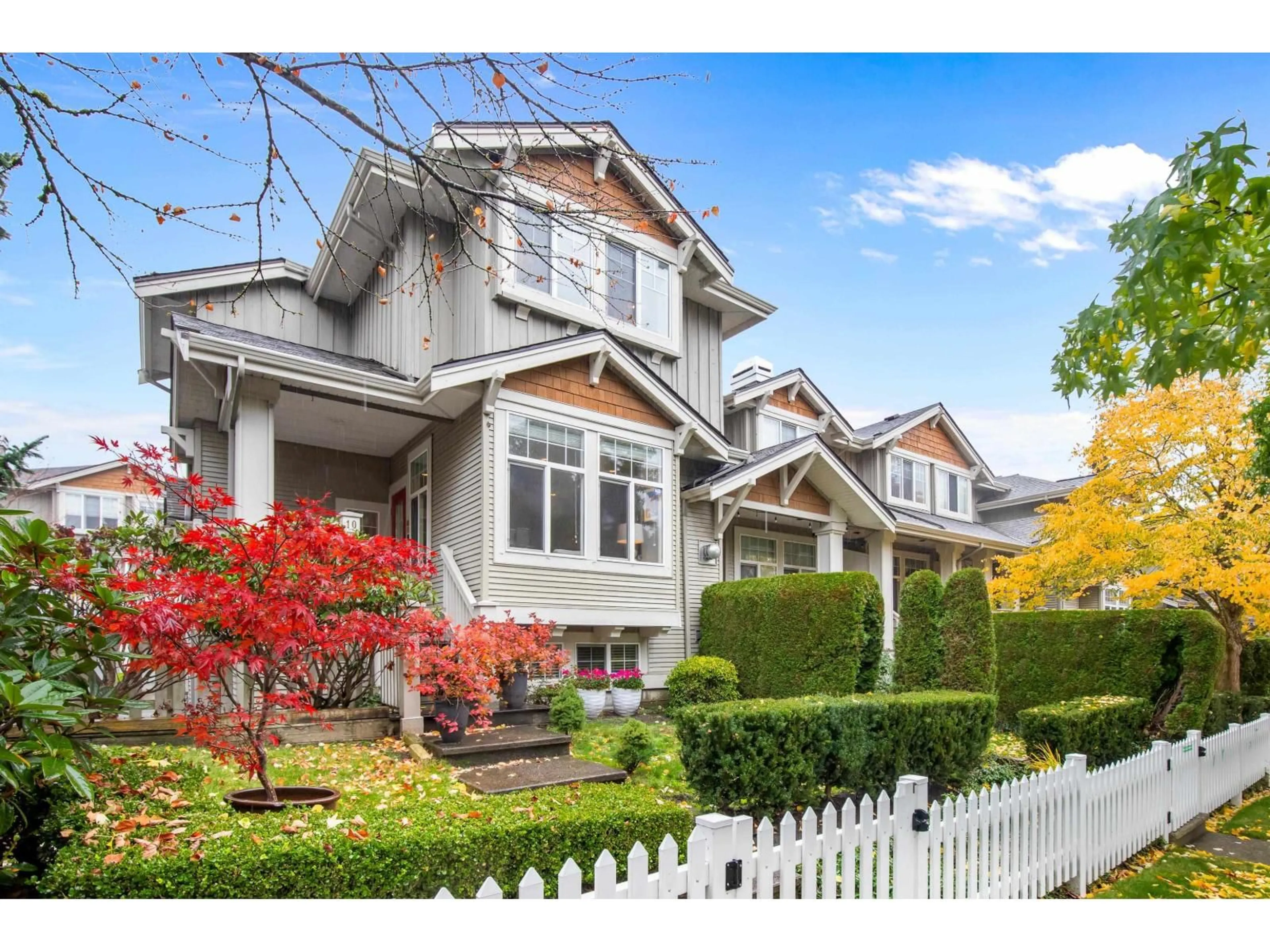 Home with vinyl exterior material, street for 10 - 14877 58 AVENUE, Surrey British Columbia V3S8Y9