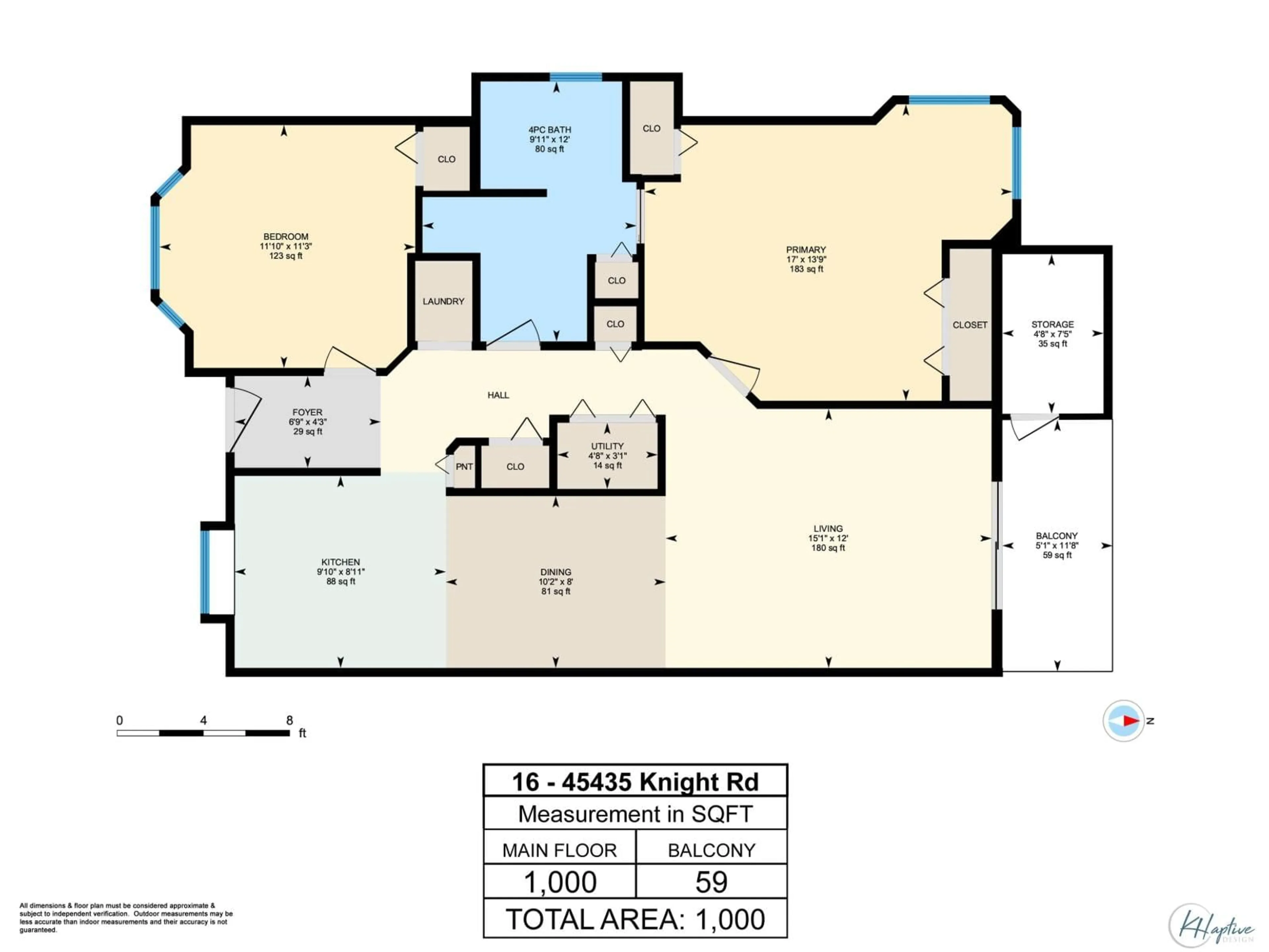 Floor plan for 16 - 45435 KNIGHT ROAD, Chilliwack British Columbia V2R3E8