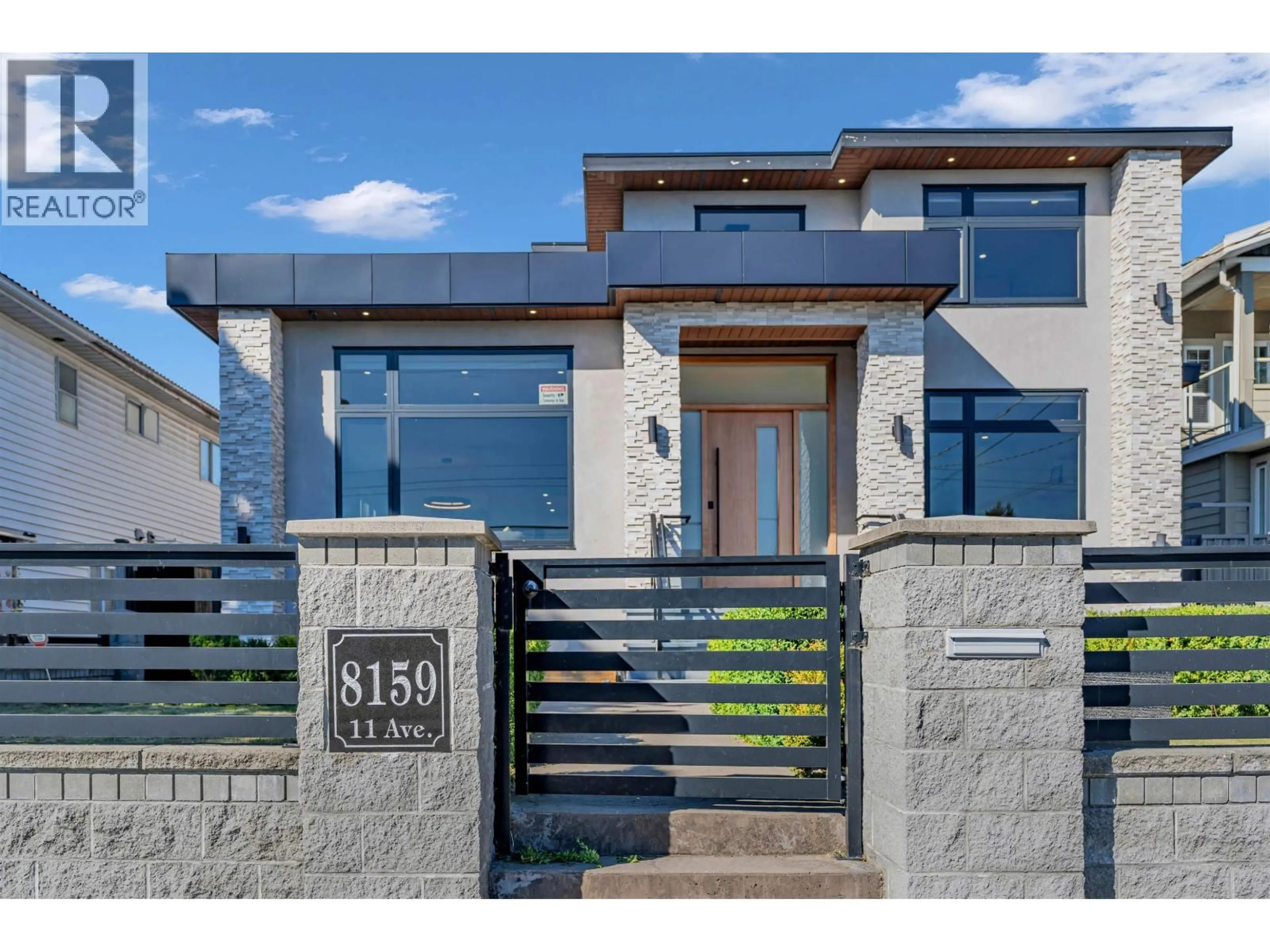 Home with brick exterior material, street for 8159 11TH AVENUE, Burnaby British Columbia V3N2P1