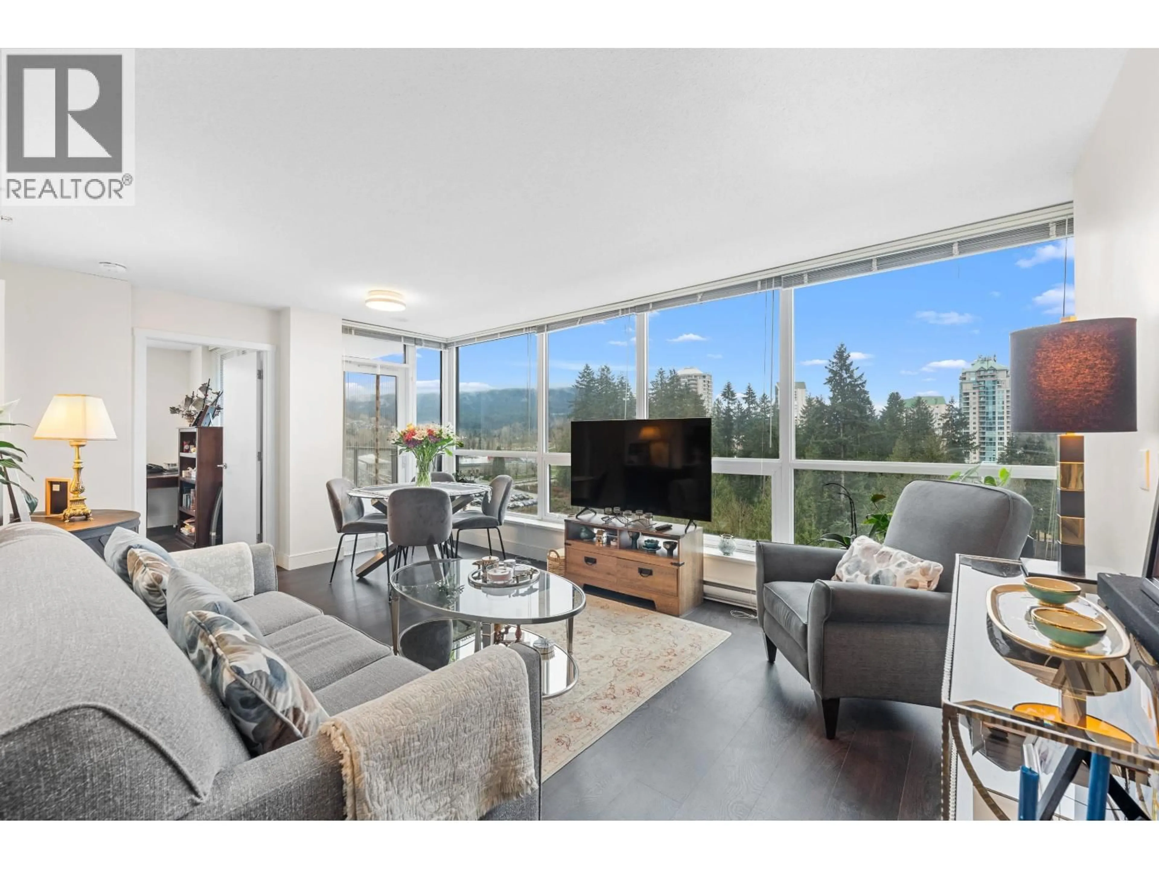 Living room with furniture, unknown for 1102 - 3007 GLEN DRIVE, Coquitlam British Columbia V3B0L8