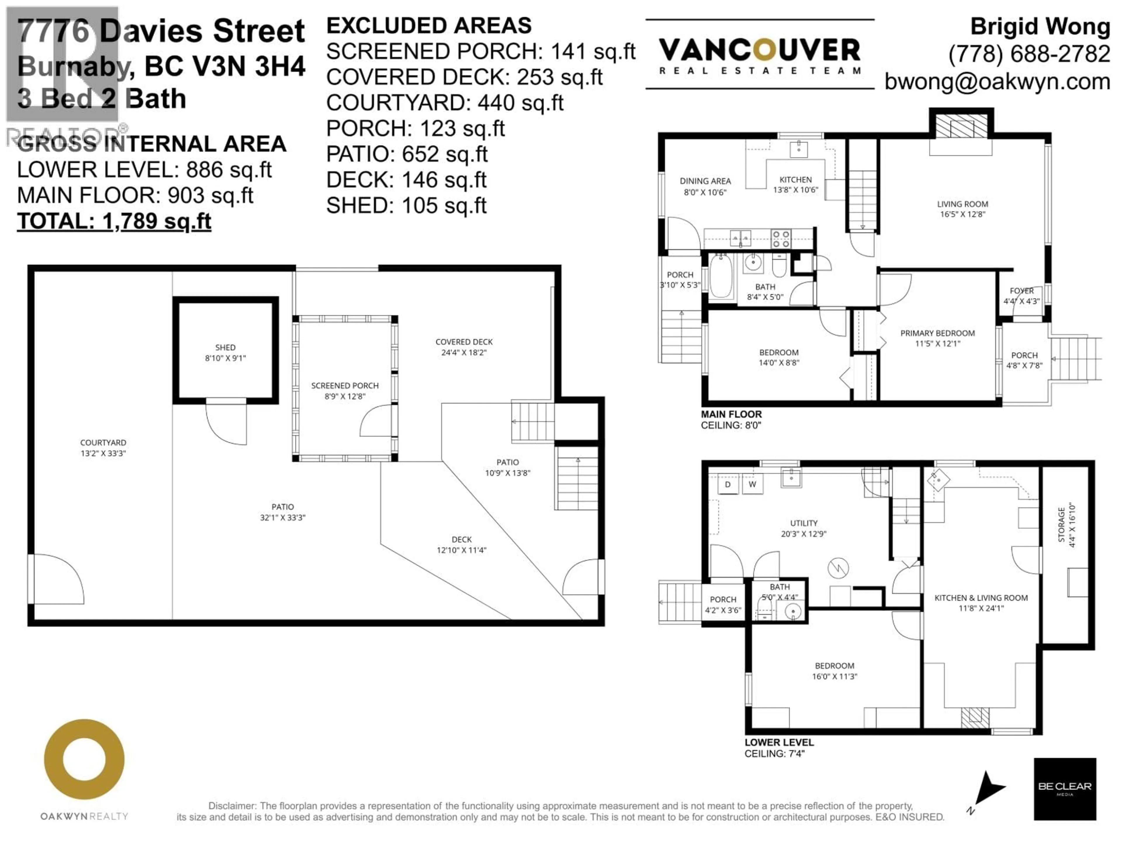 Floor plan for 7776 DAVIES STREET, Burnaby British Columbia V3N3H4