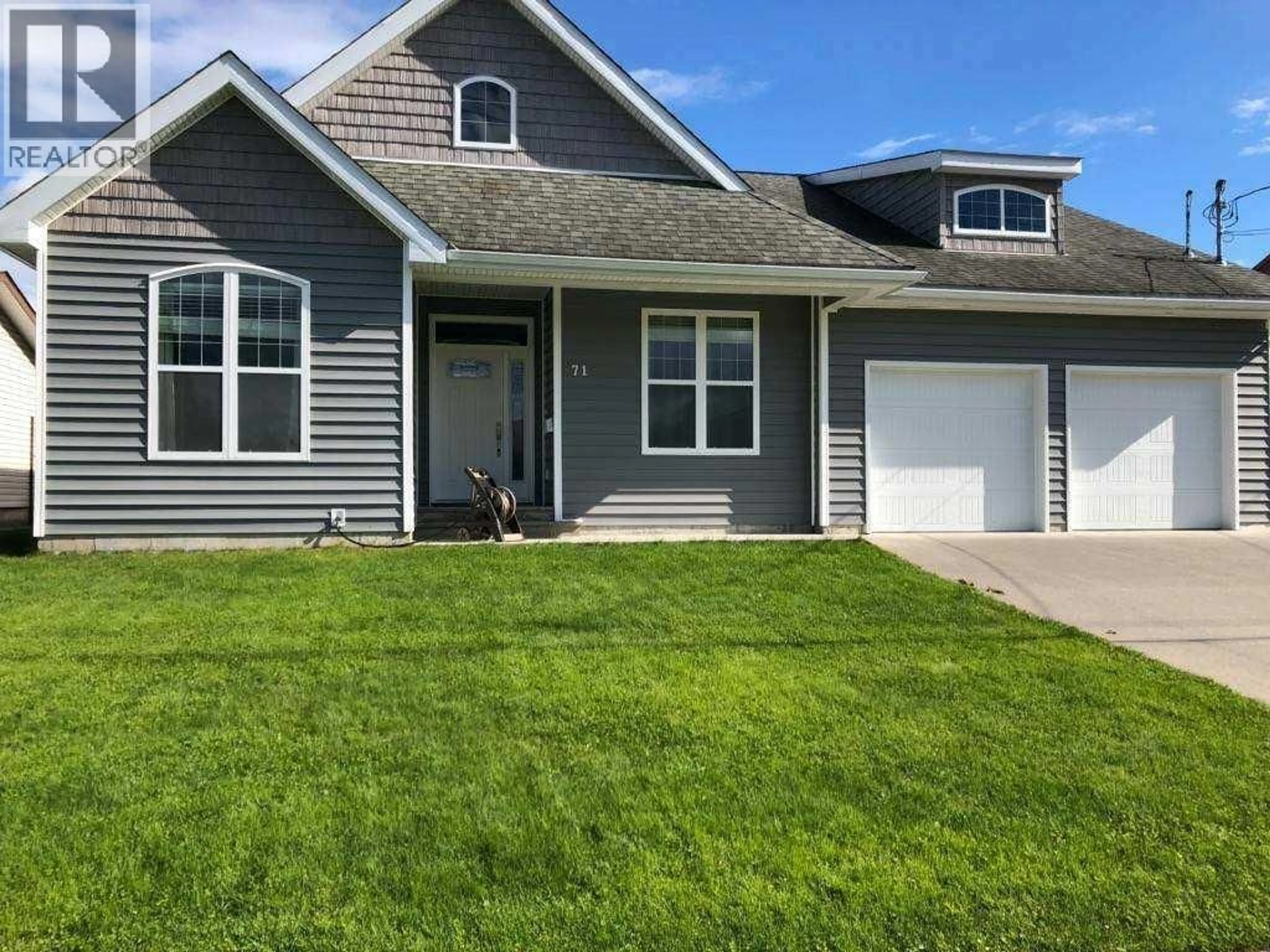 Home with vinyl exterior material, street for 71 WHITE STREET, Kitimat British Columbia V8C1H9
