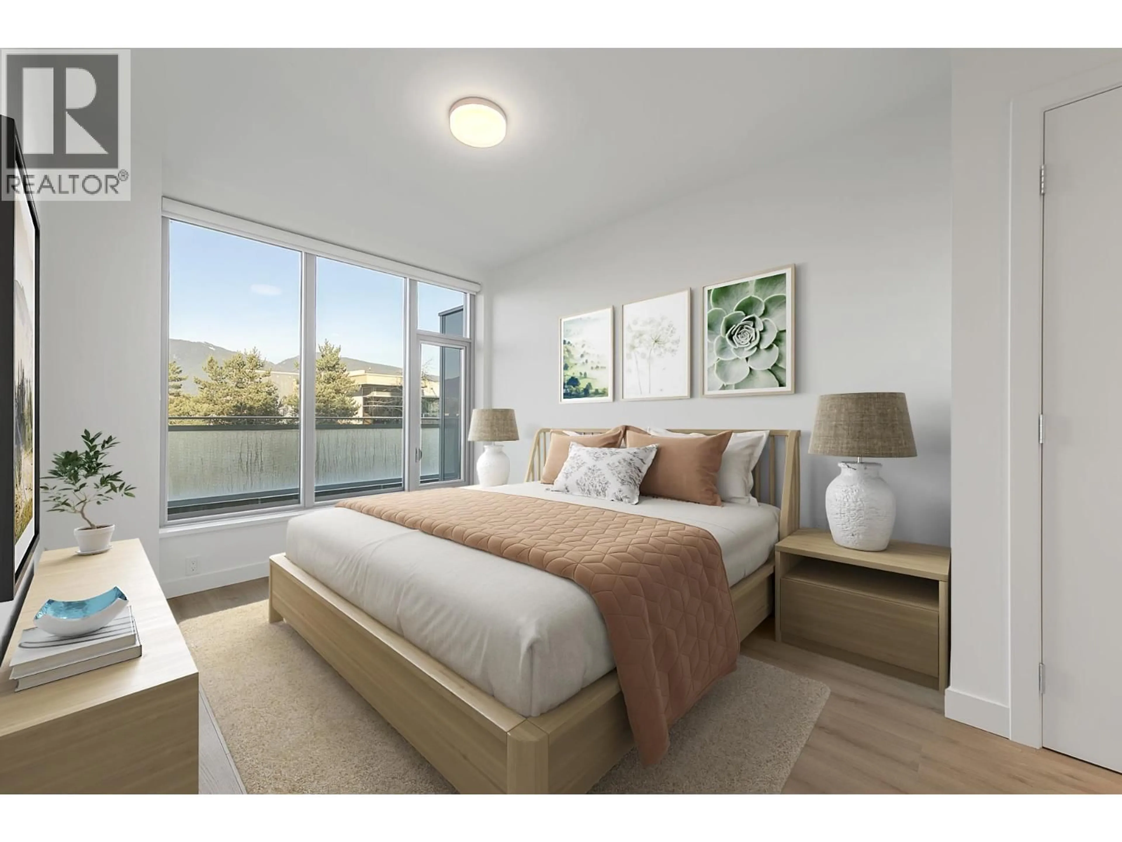 Bedroom with bed, unknown for 307 - 755 HARBOURSIDE DRIVE, West Vancouver British Columbia V7P0G1