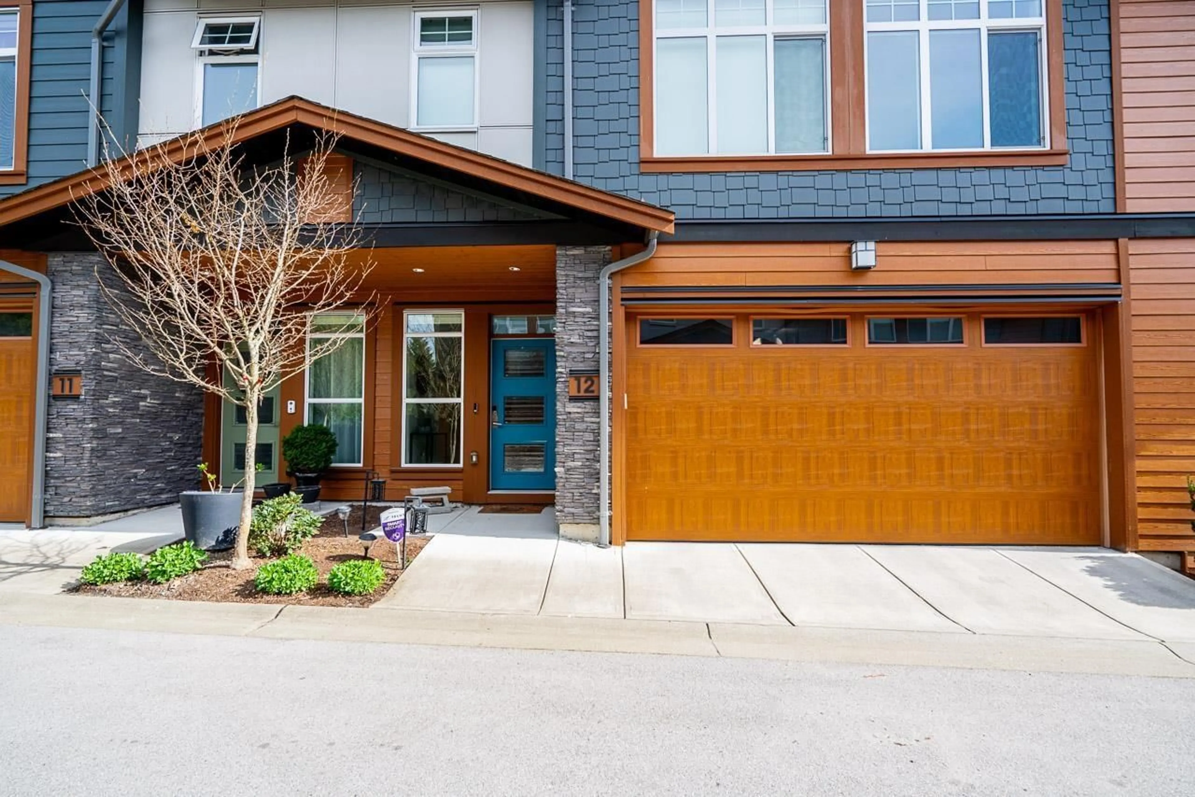 Home with brick exterior material, street for 12 - 17033 FRASER HIGHWAY, Surrey British Columbia V4N6V2