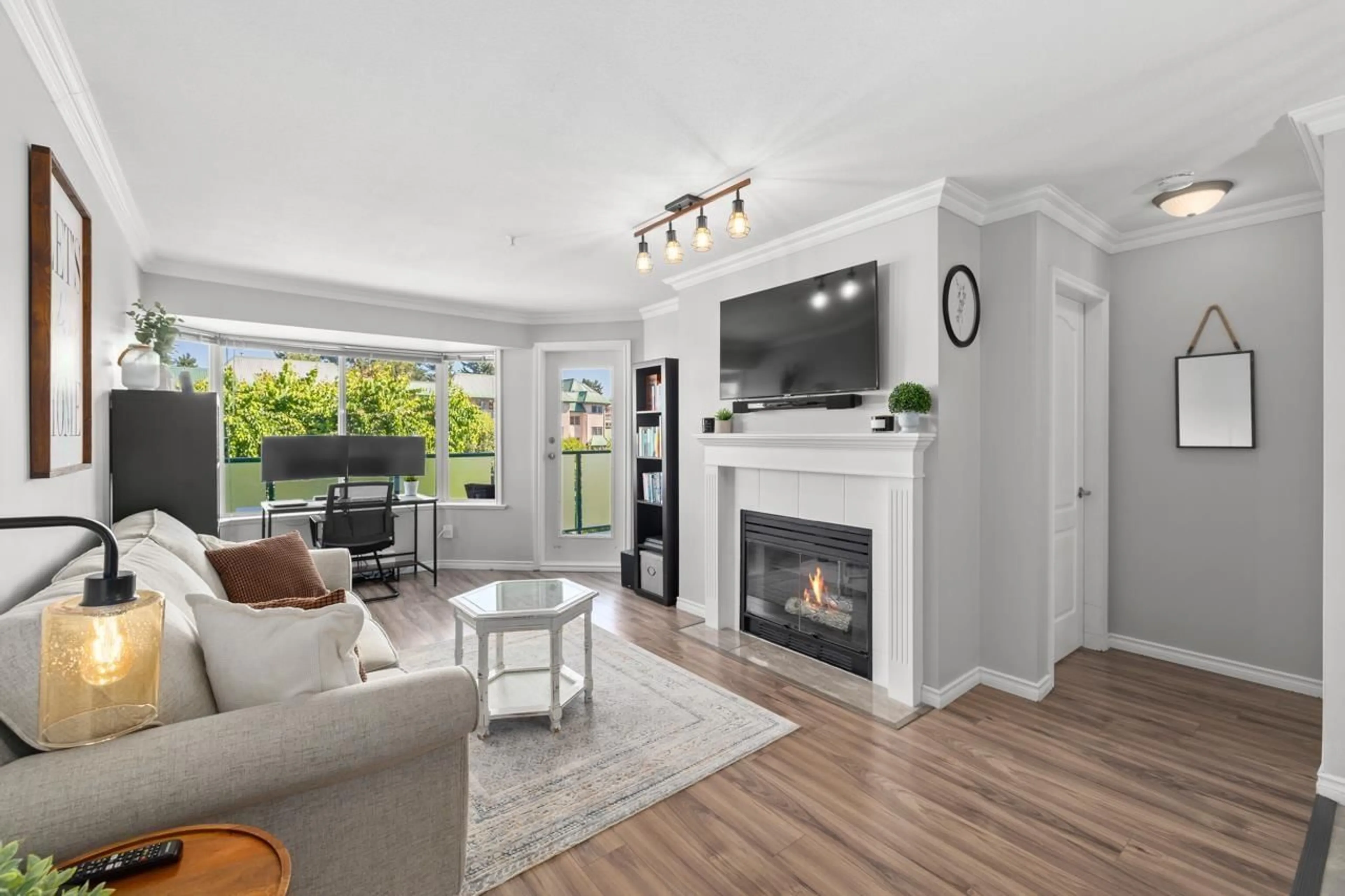 Living room with furniture, unknown for 310 - 2958 TRETHEWEY STREET, Abbotsford British Columbia V2T6P6