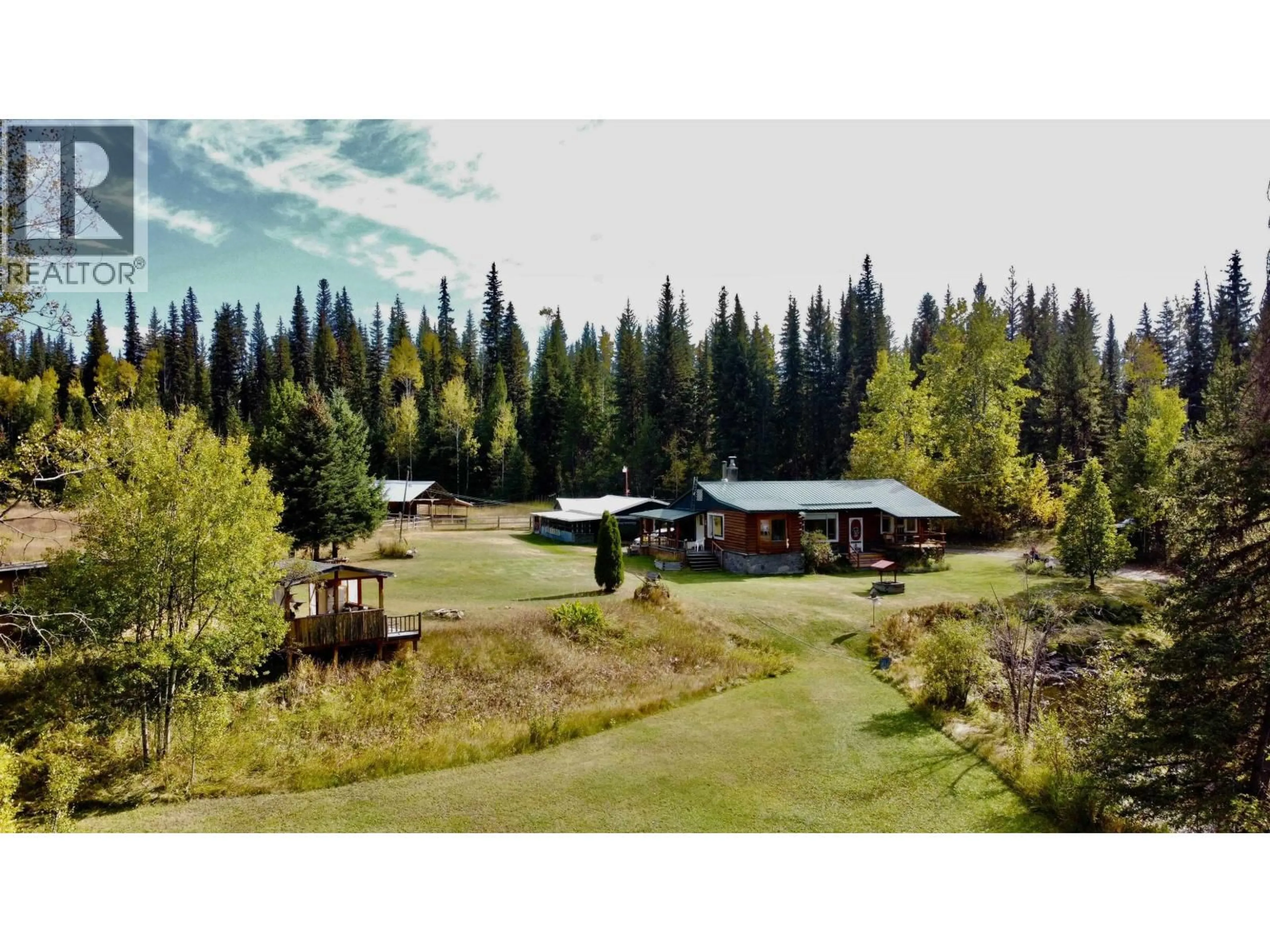 A pic from outside/outdoor area/front of a property/back of a property/a pic from drone, forest/trees view for 6515 MAHOOD LAKE ROAD, Lone Butte British Columbia V0K1X3