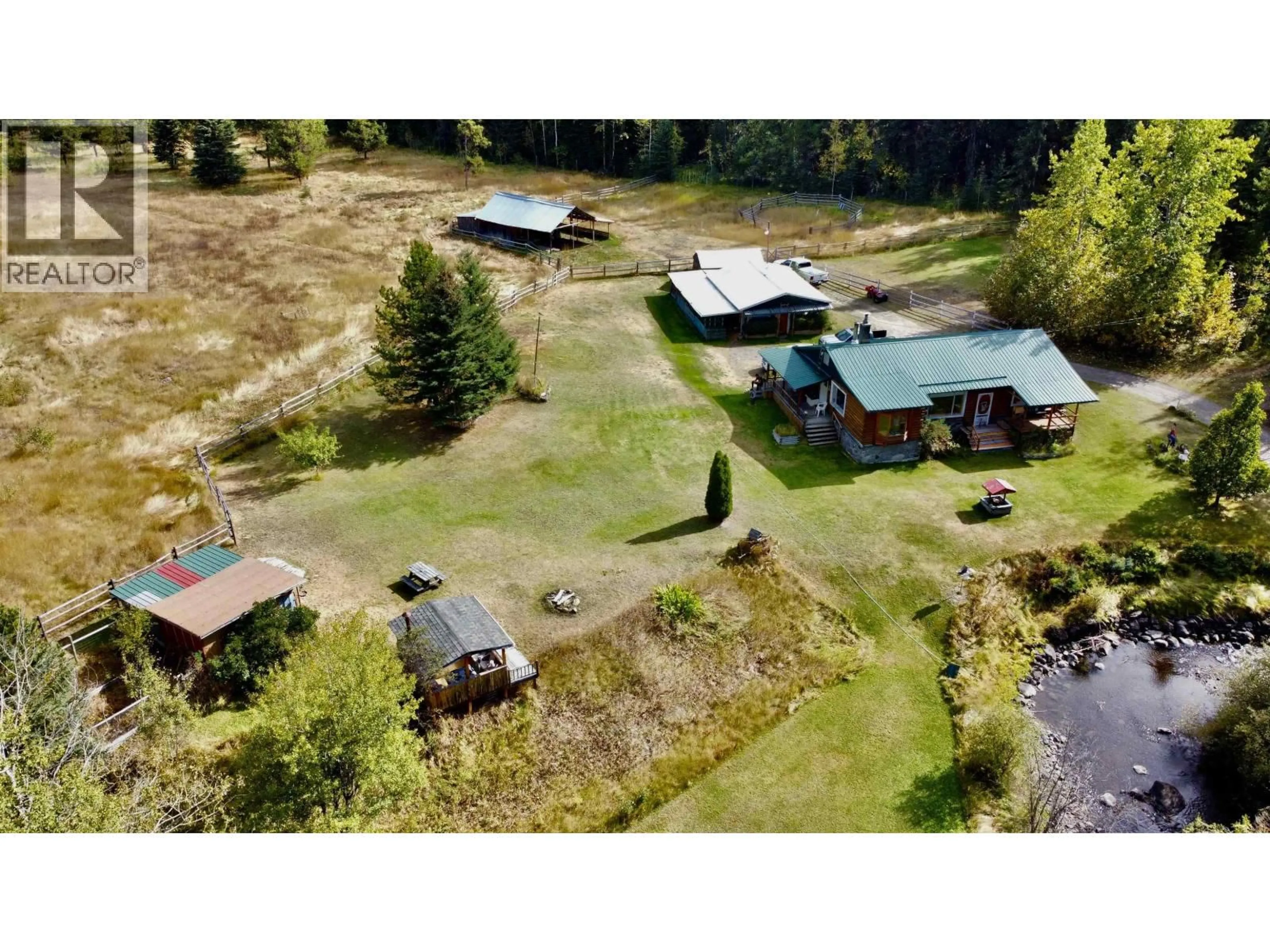 A pic from outside/outdoor area/front of a property/back of a property/a pic from drone, unknown for 6515 MAHOOD LAKE ROAD, Lone Butte British Columbia V0K1X3