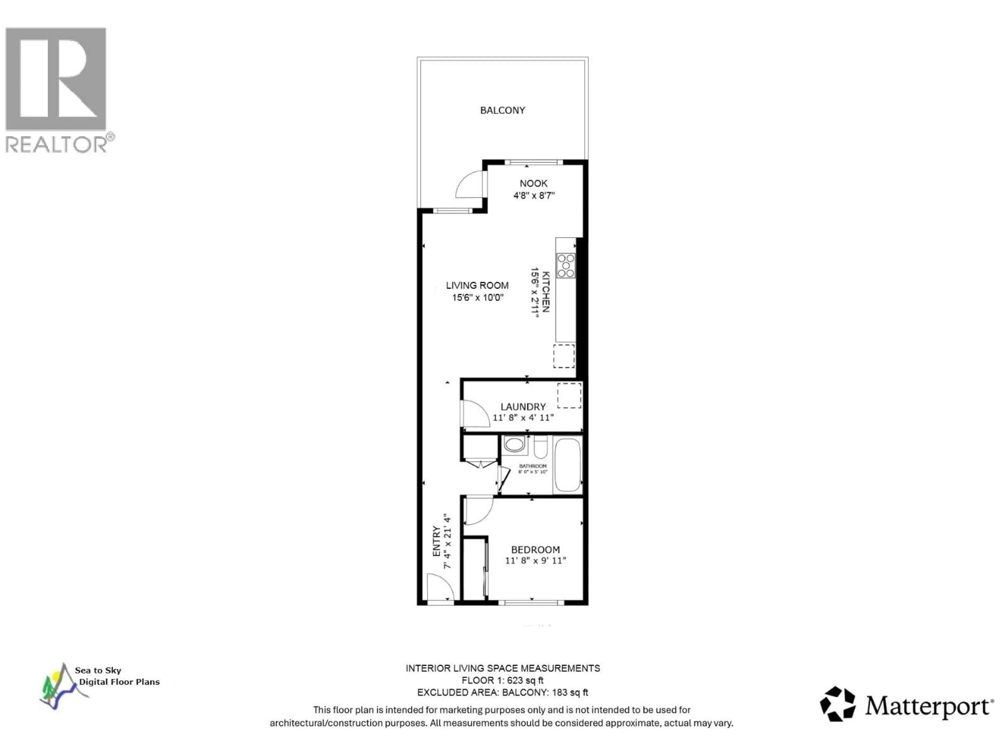 Floor plan for 420 - 38362 BUCKLEY AVENUE, Squamish British Columbia V8B0J8