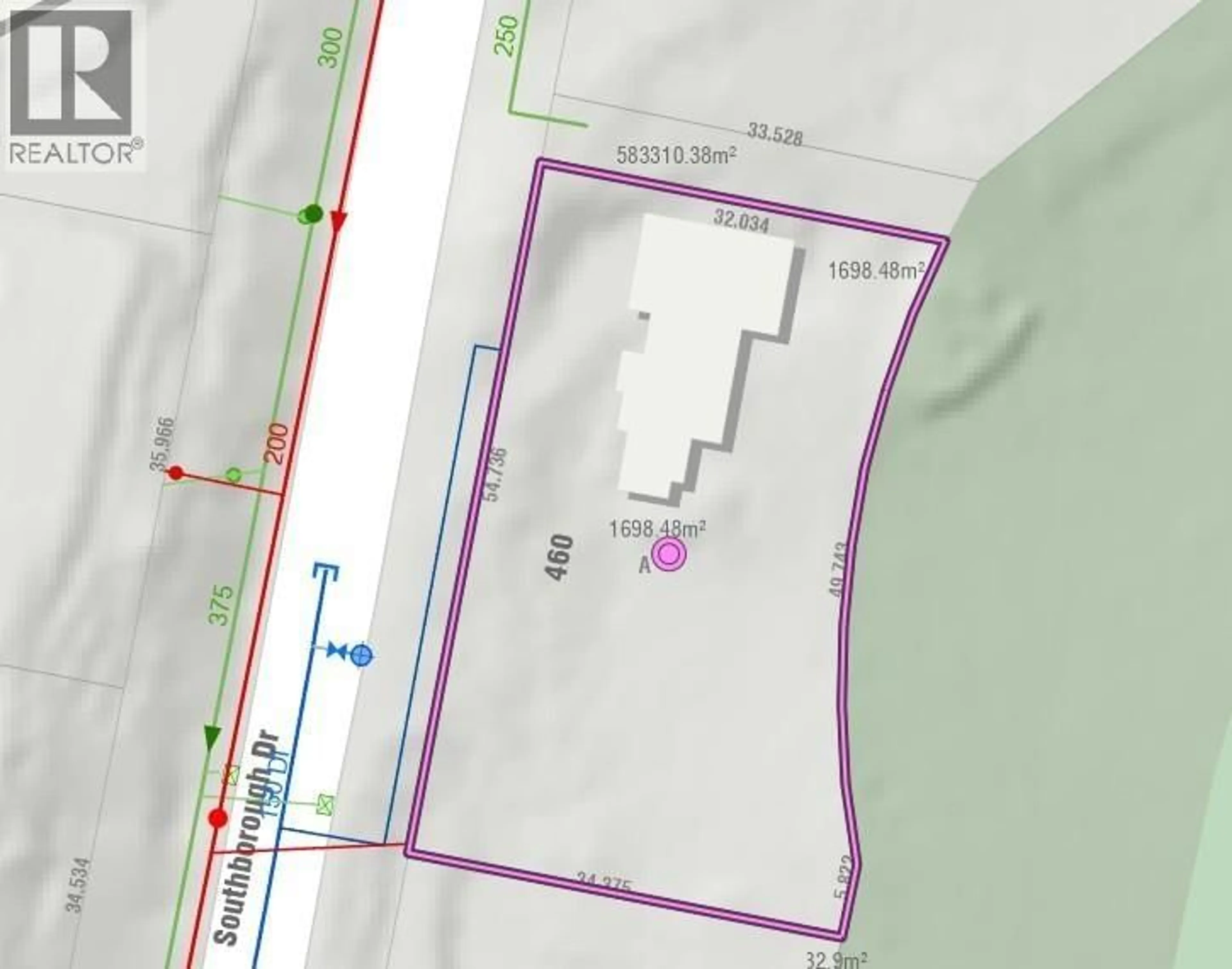Picture of a map for 460 SOUTHBOROUGH DRIVE, West Vancouver British Columbia V7S1M1