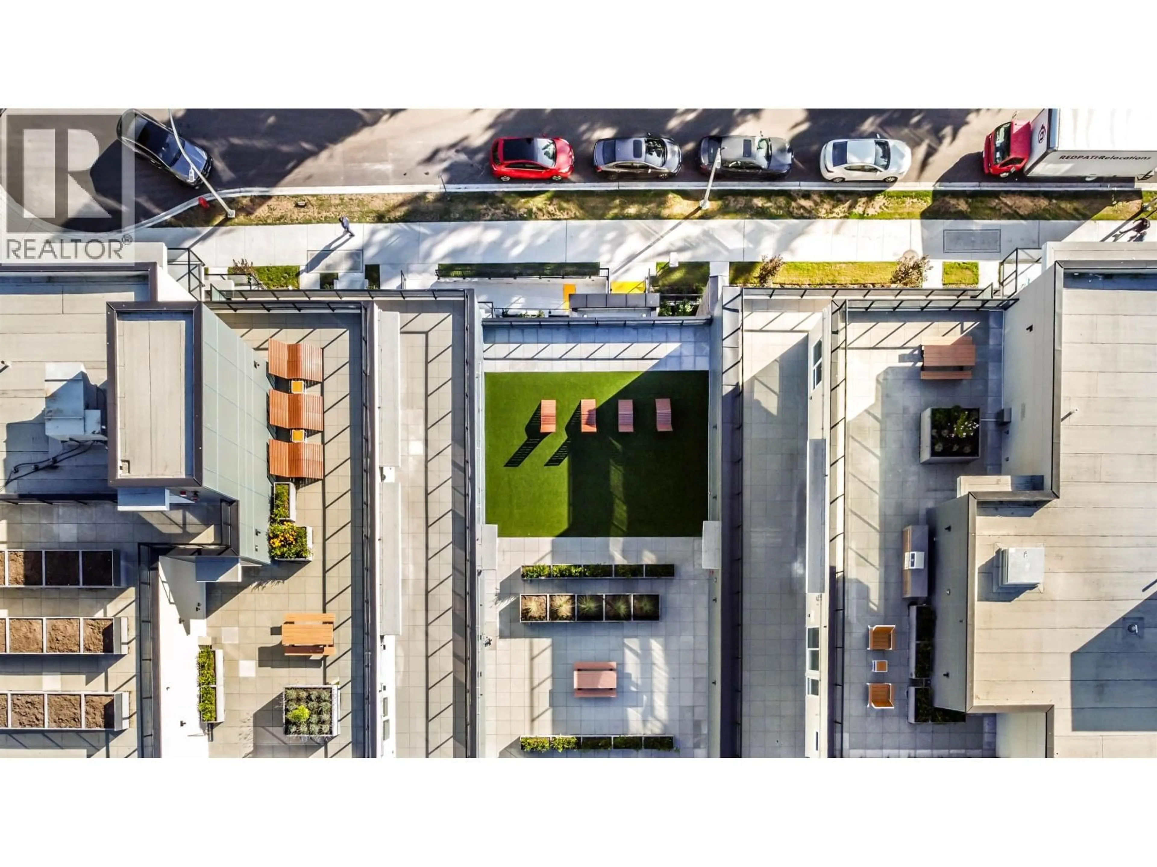 A pic from outside/outdoor area/front of a property/back of a property/a pic from drone, city buildings view from balcony for 505 - 2002 ST GEORGE STREET, Port Moody British Columbia V3H2E6