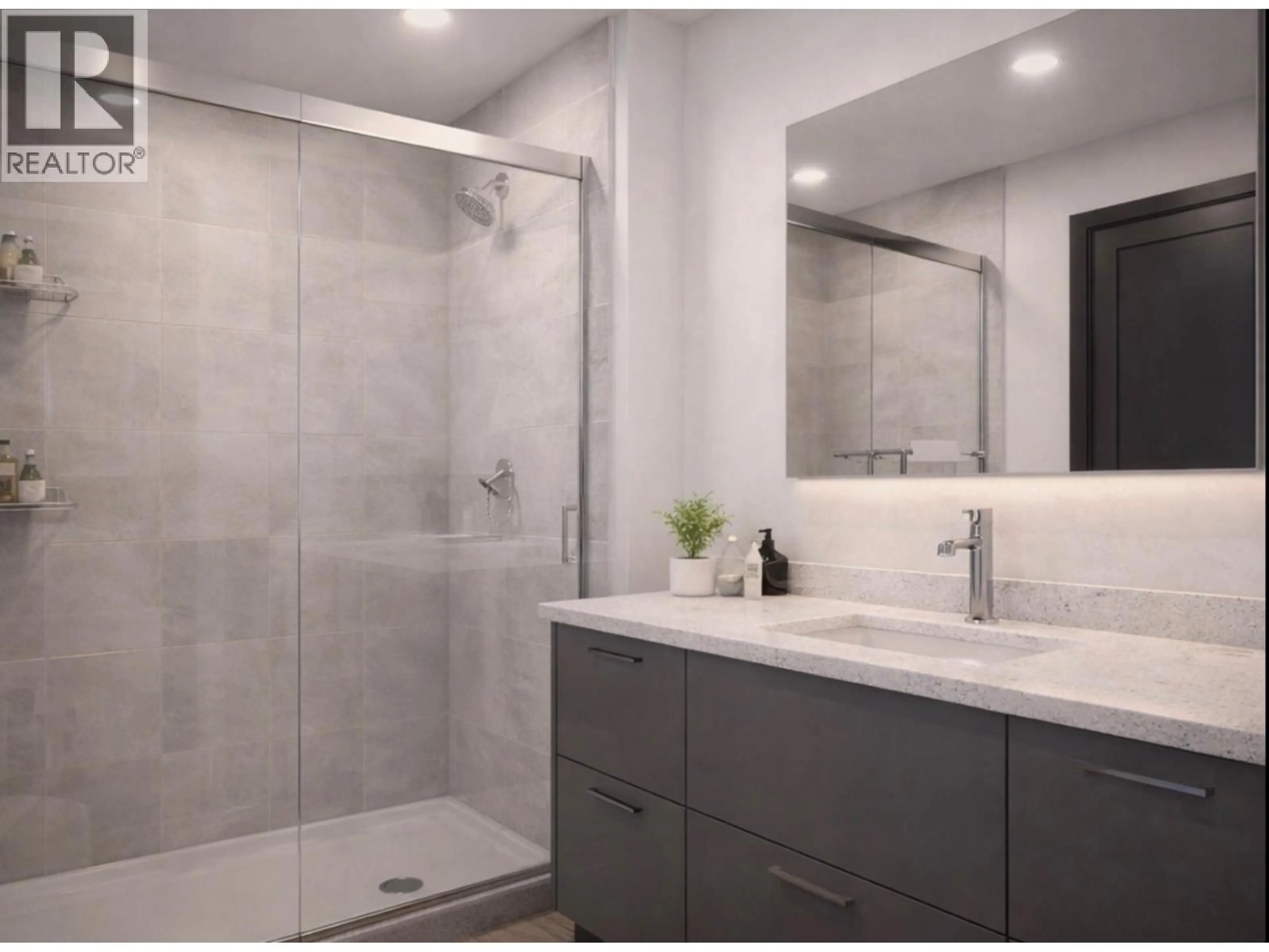 Contemporary bathroom, ceramic/tile floor for 205 - 120 4TH STREET, North Vancouver British Columbia V7L1H6
