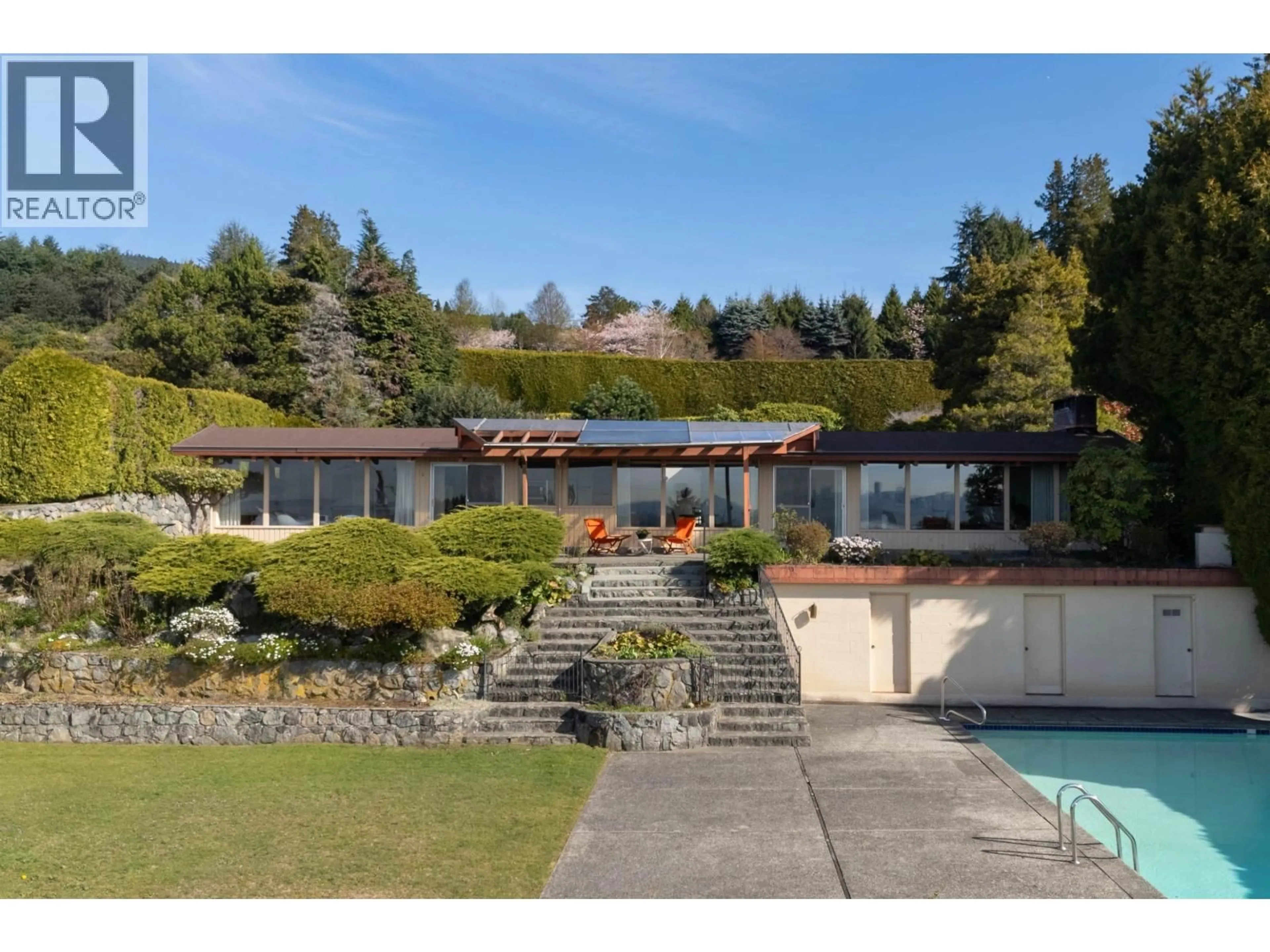 A pic from outside/outdoor area/front of a property/back of a property/a pic from drone, unknown for 710 FAIRMILE ROAD, West Vancouver British Columbia V7S1R2