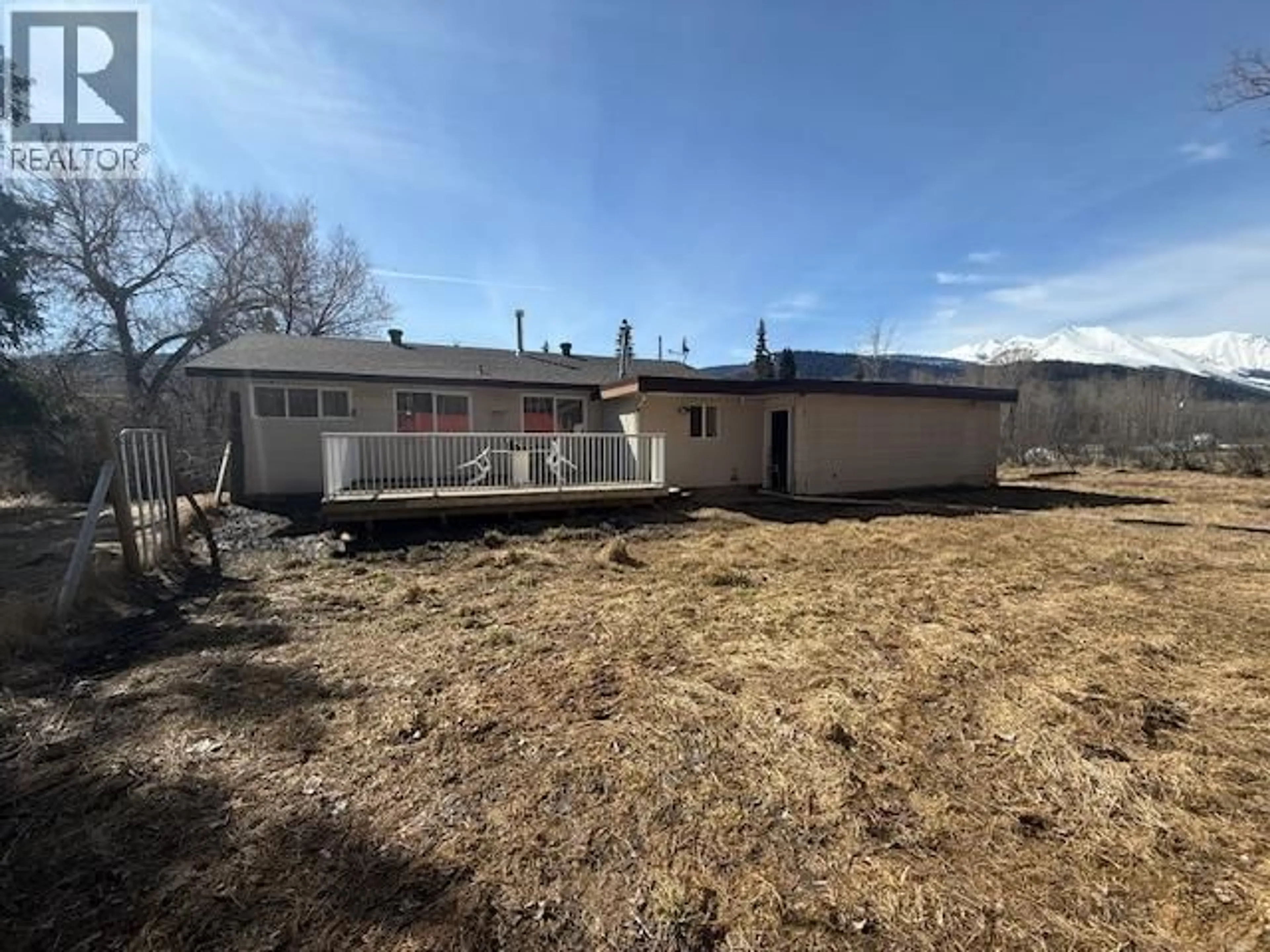 A pic from outside/outdoor area/front of a property/back of a property/a pic from drone, building for 2918 RAILWAY AVENUE, Smithers British Columbia V0J2N5