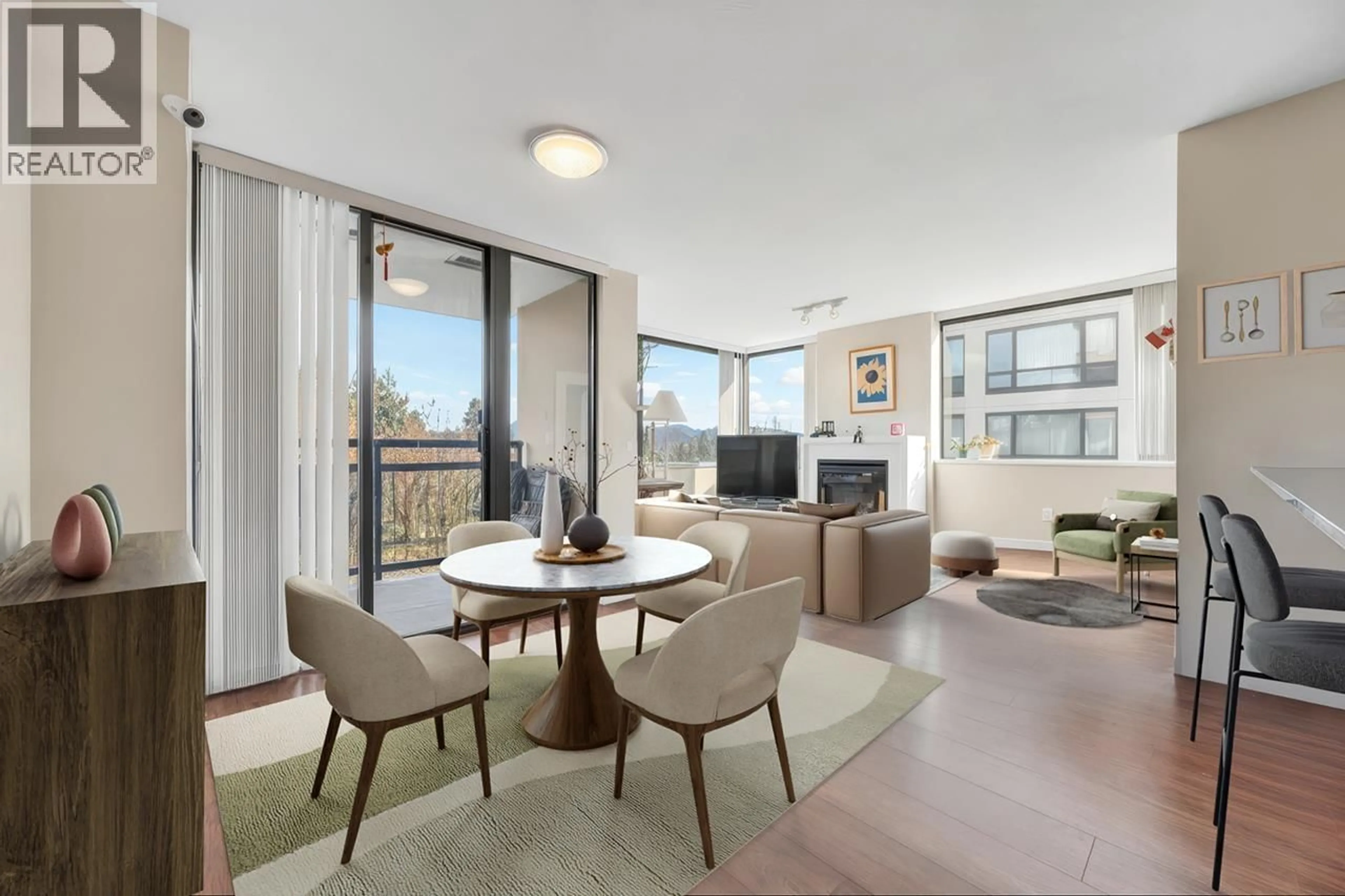 Living room with furniture, unknown for 306 - 7108 COLLIER STREET, Burnaby British Columbia V5E0A1