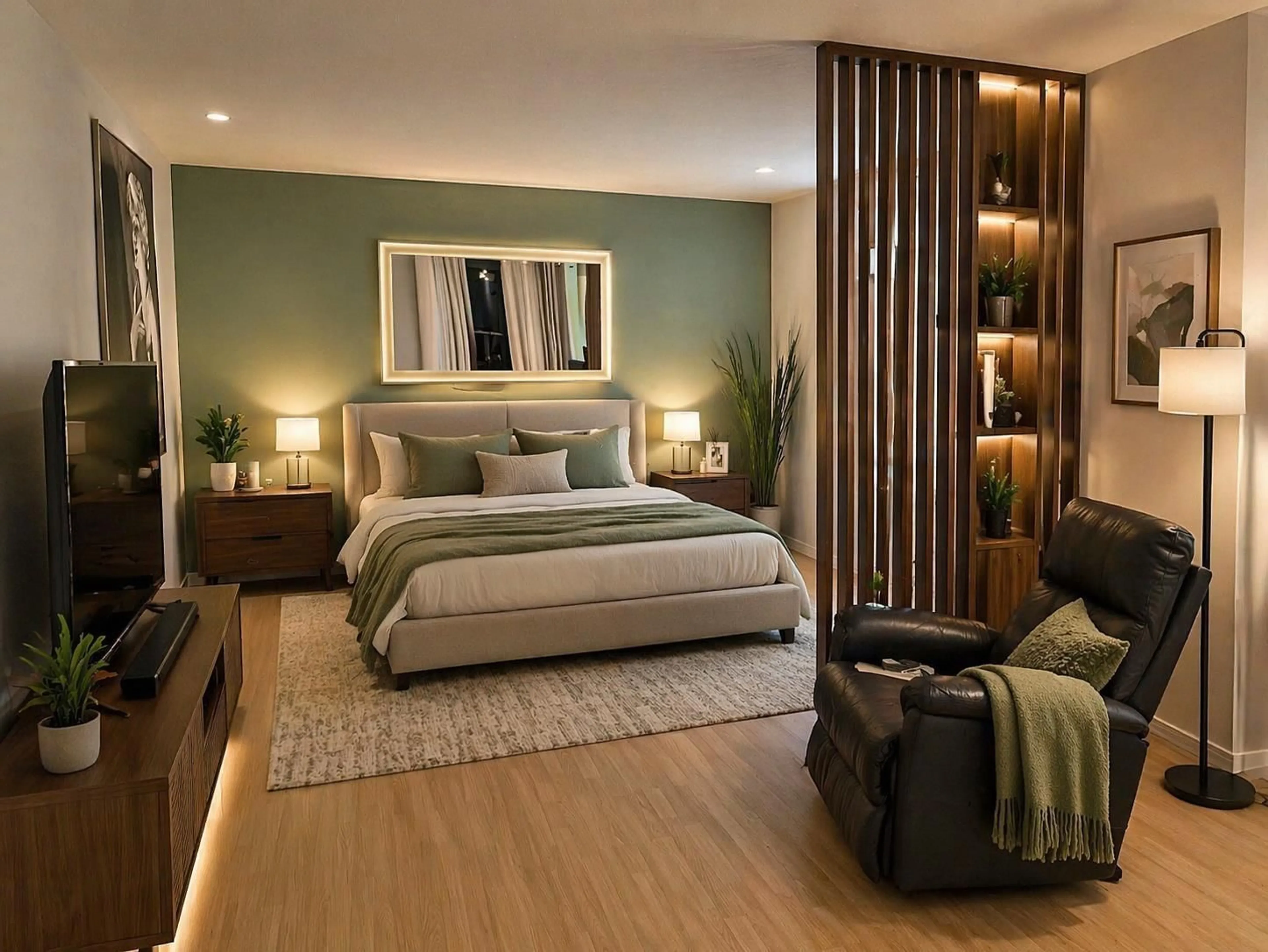 Bedroom with bed, wood/laminate floor for 305 - 9295 122 STREET, Surrey British Columbia V3V4L4