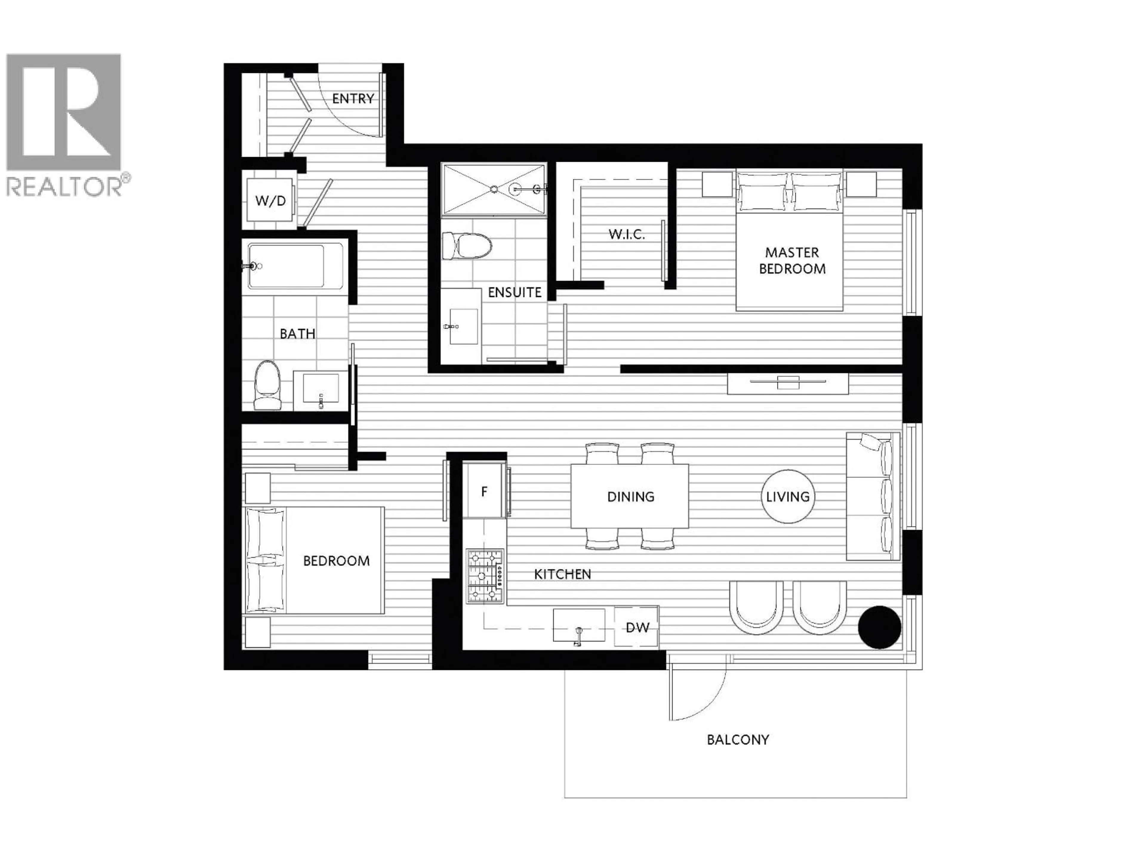 Floor plan for 1502 - 8188 FRASER STREET, Vancouver British Columbia V5X0J8