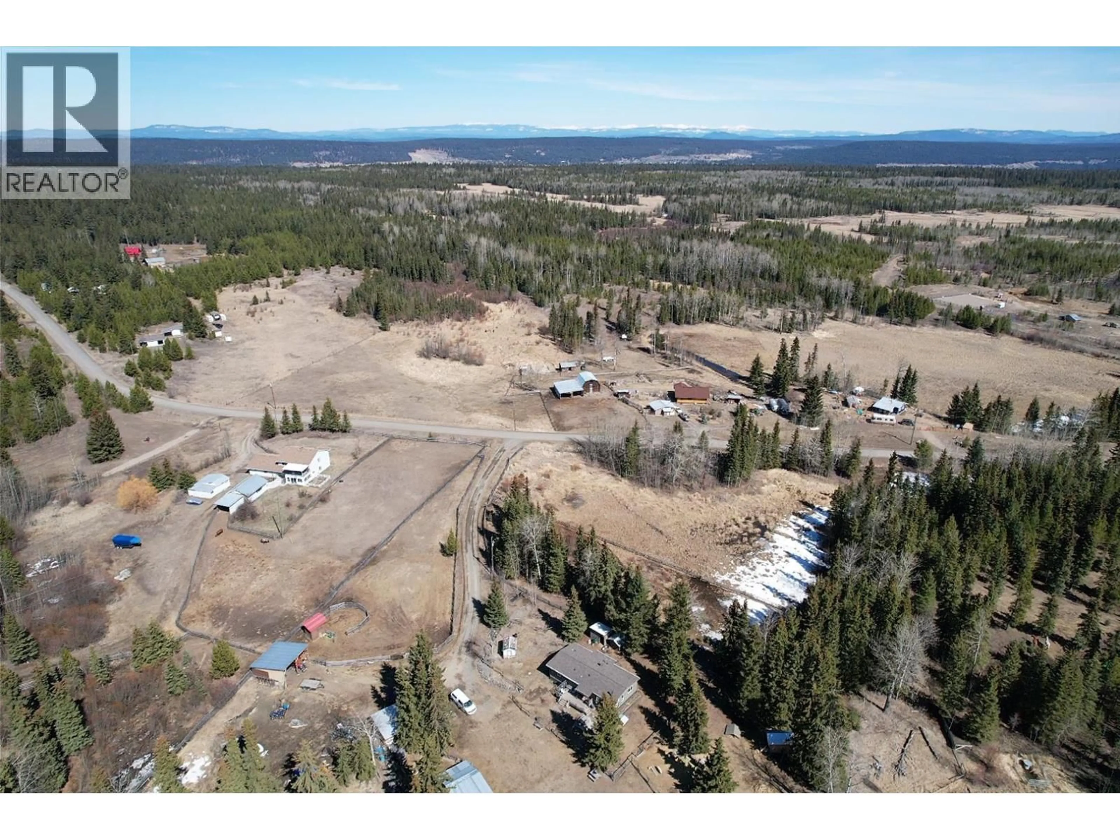 A pic from outside/outdoor area/front of a property/back of a property/a pic from drone, mountain view for 6982 INMAN ROAD, Lone Butte British Columbia V0K1X0