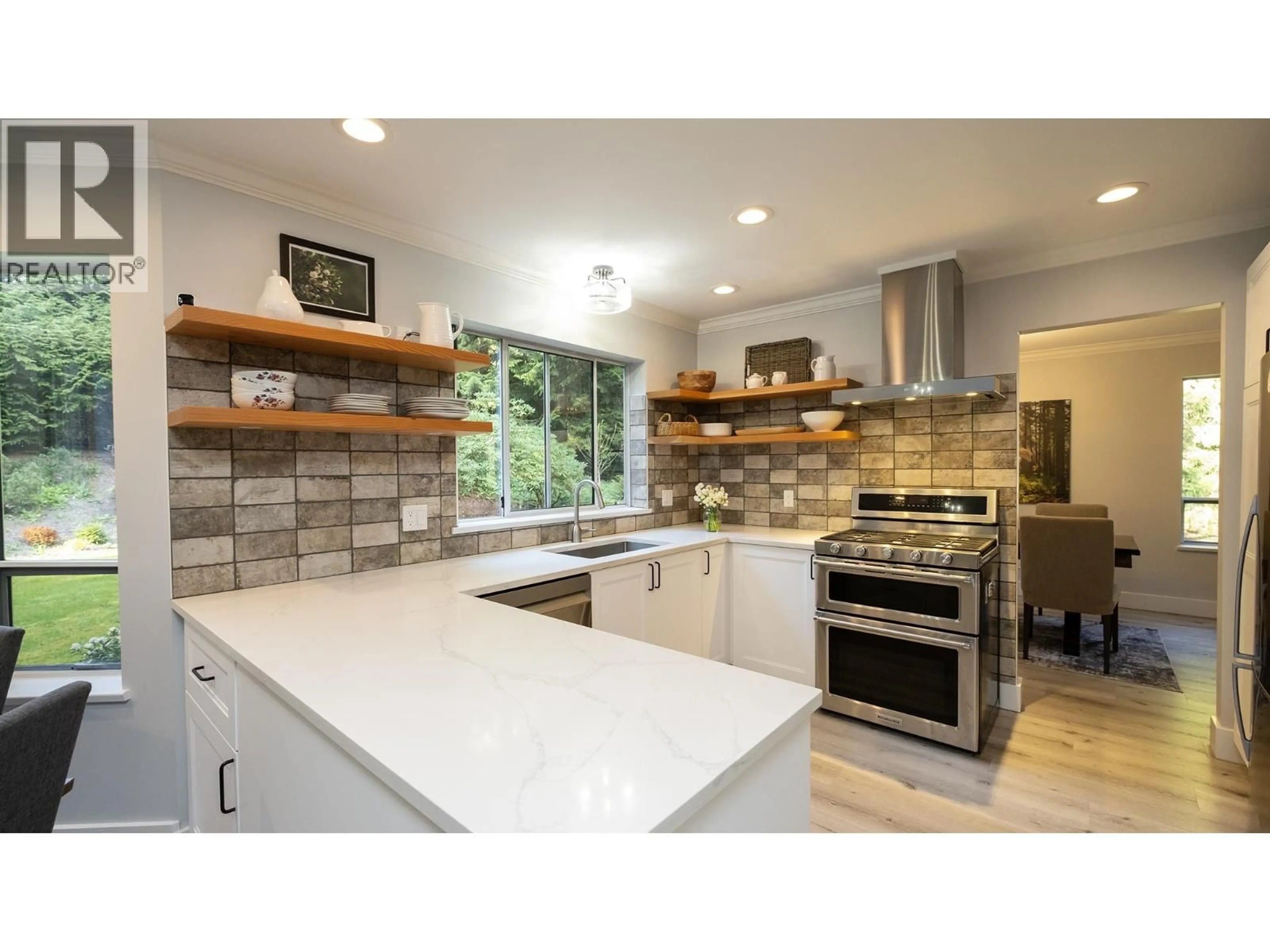 Contemporary kitchen, ceramic/tile floor for 1148 GOWER POINT ROAD, Gibsons British Columbia V0N1V3