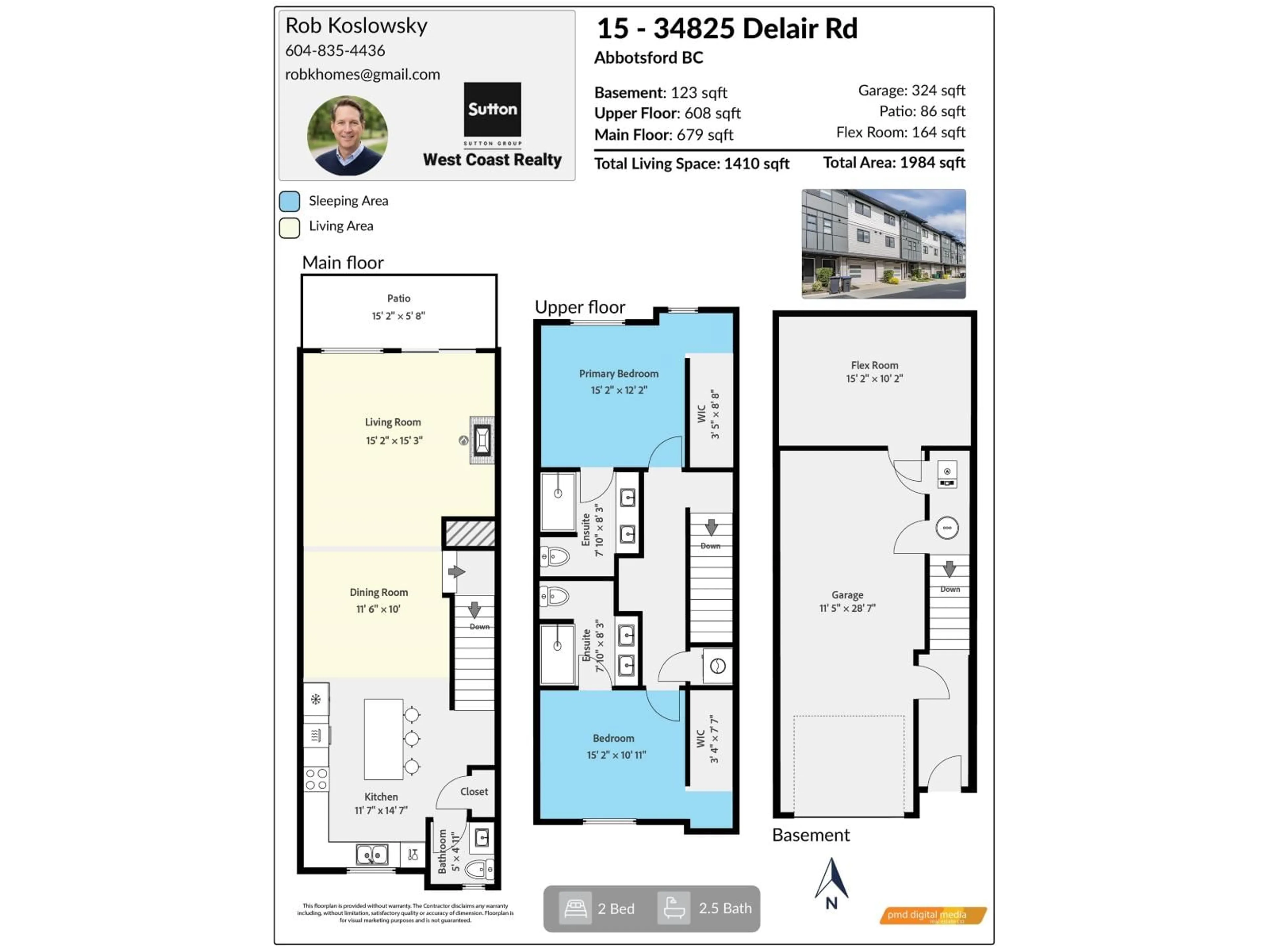 Floor plan for 15 - 34825 DELAIR ROAD, Abbotsford British Columbia V2S0J7