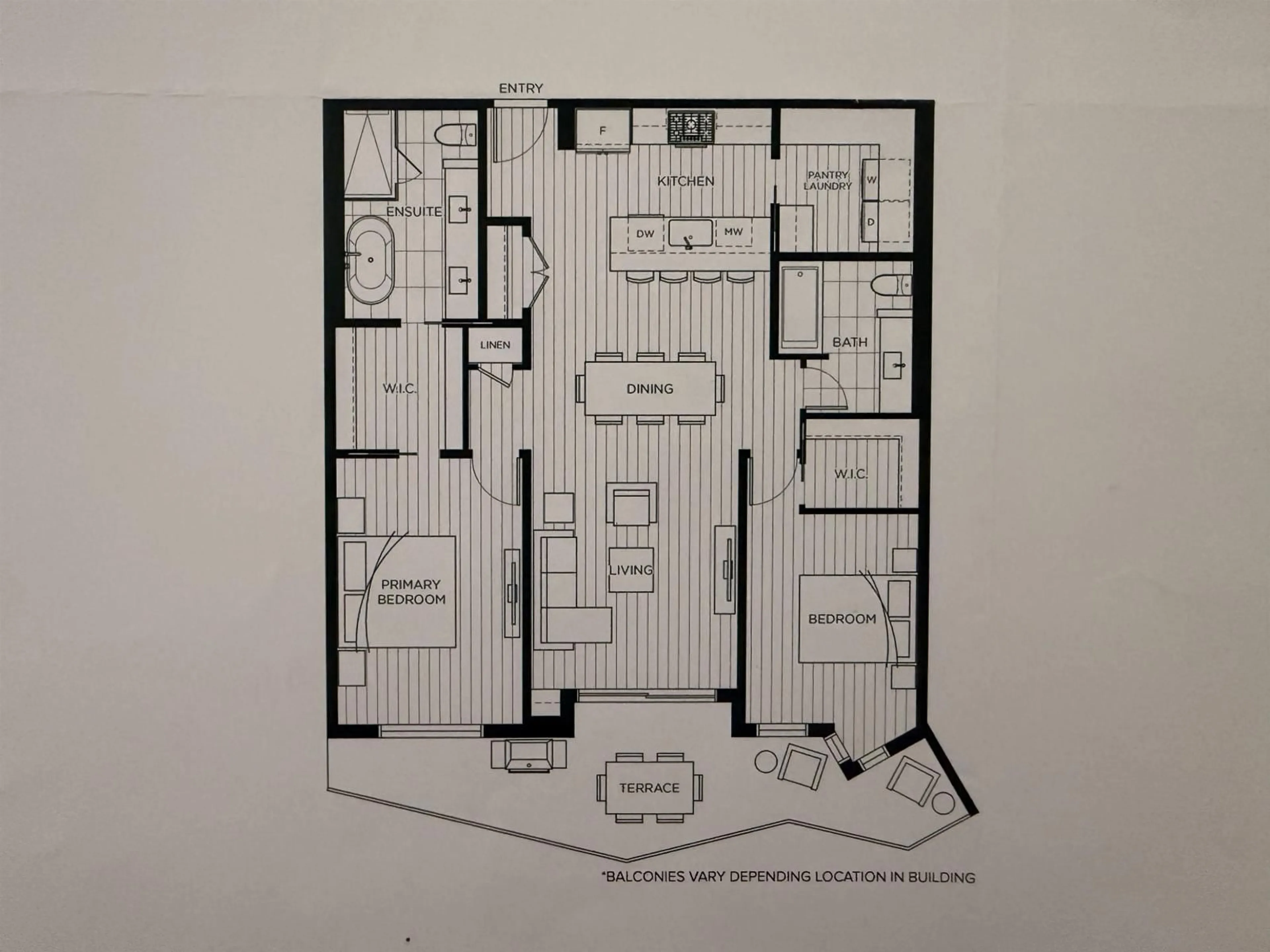 Floor plan for 505 - 33160 PLAXTON CRESCENT, Abbotsford British Columbia V2S0N6