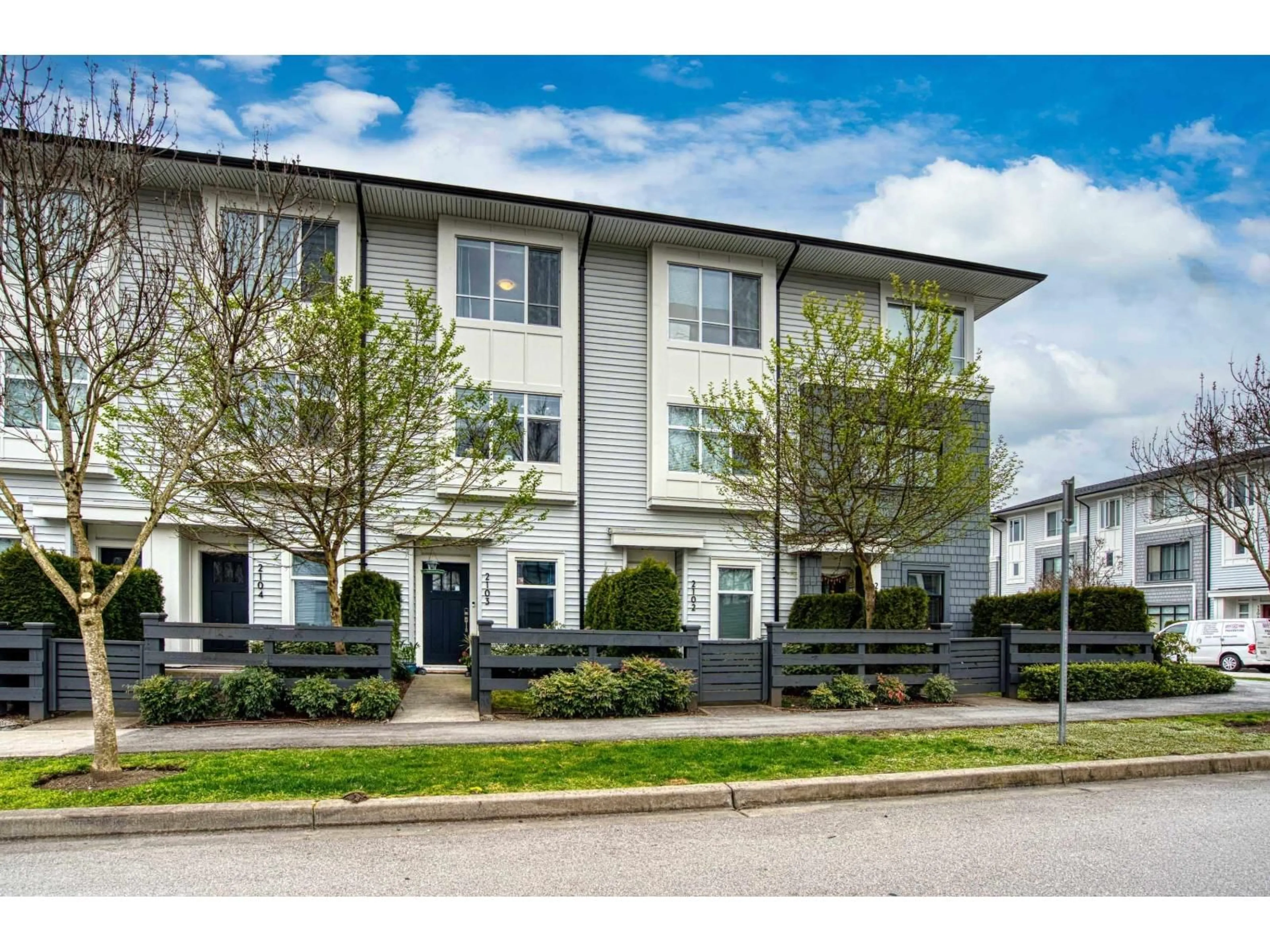 A pic from outside/outdoor area/front of a property/back of a property/a pic from drone, street for 2103 - 18530 LAURENSEN PLACE, Surrey British Columbia V4N6R8