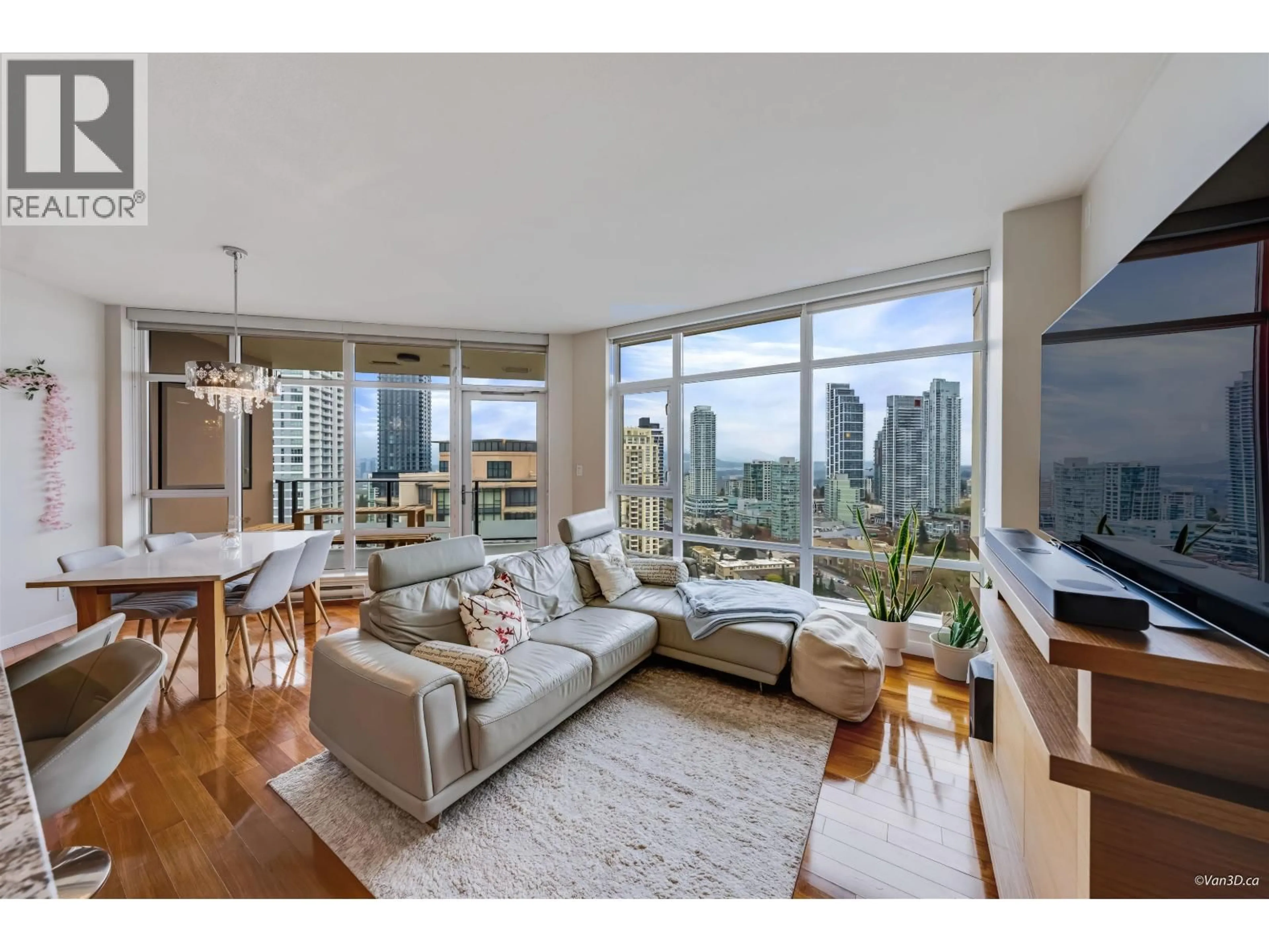 Living room with furniture, unknown for 2405 - 6188 WILSON AVENUE, Burnaby British Columbia V5H0A5