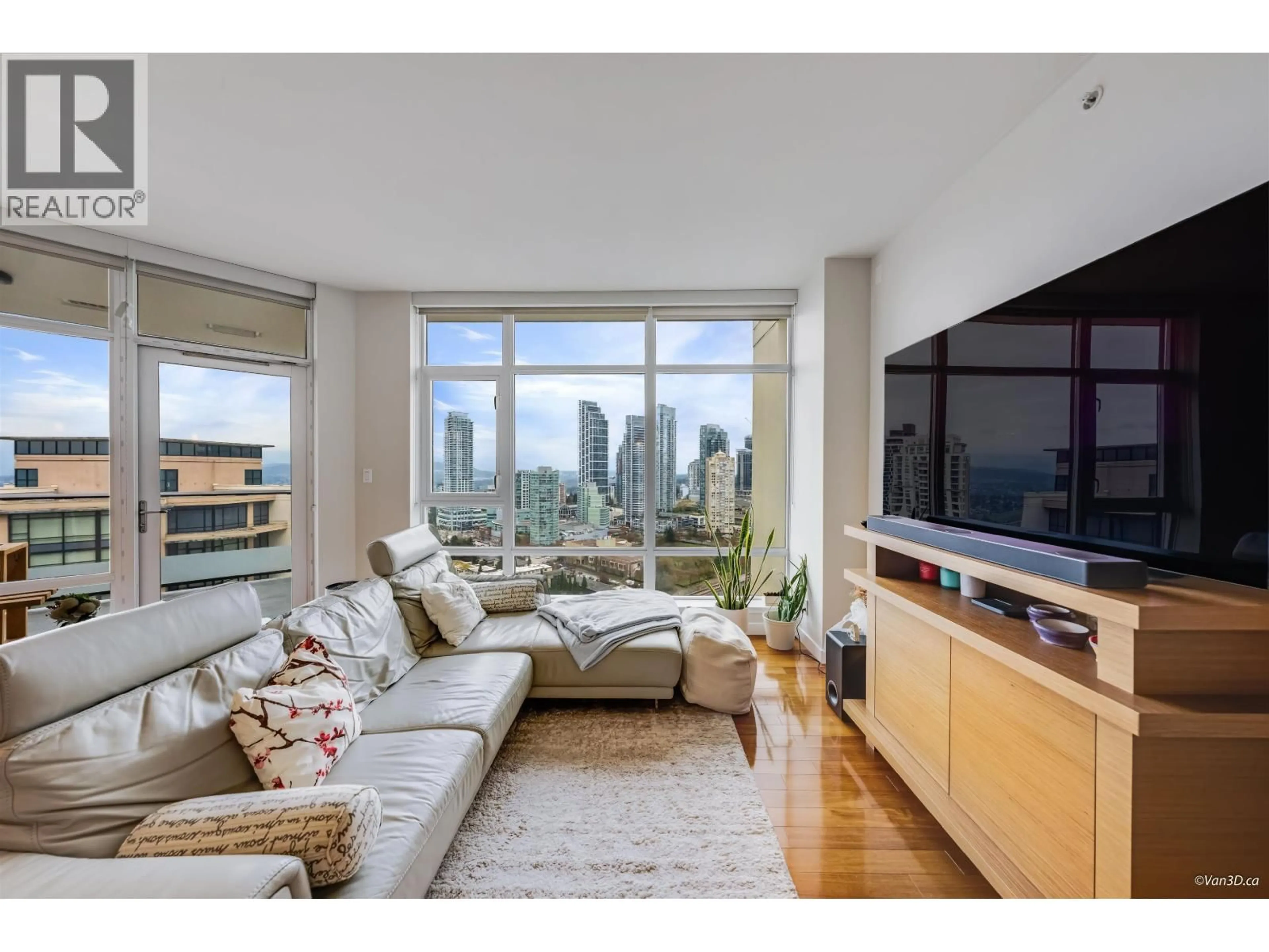 Living room with furniture, unknown for 2405 - 6188 WILSON AVENUE, Burnaby British Columbia V5H0A5