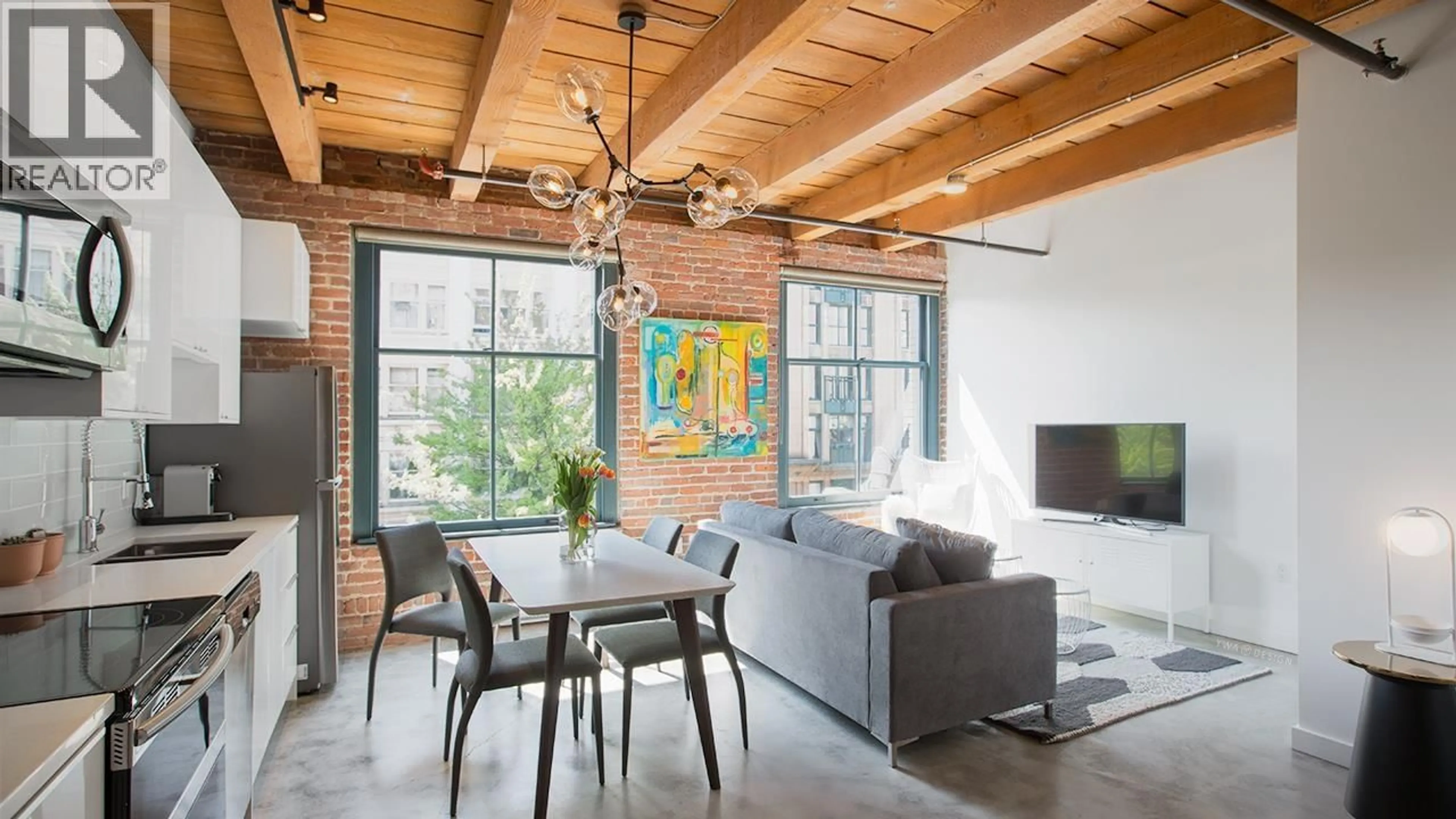 Living room with furniture, unknown for 319 - 55 CORDOVA STREET, Vancouver British Columbia V6A0A5