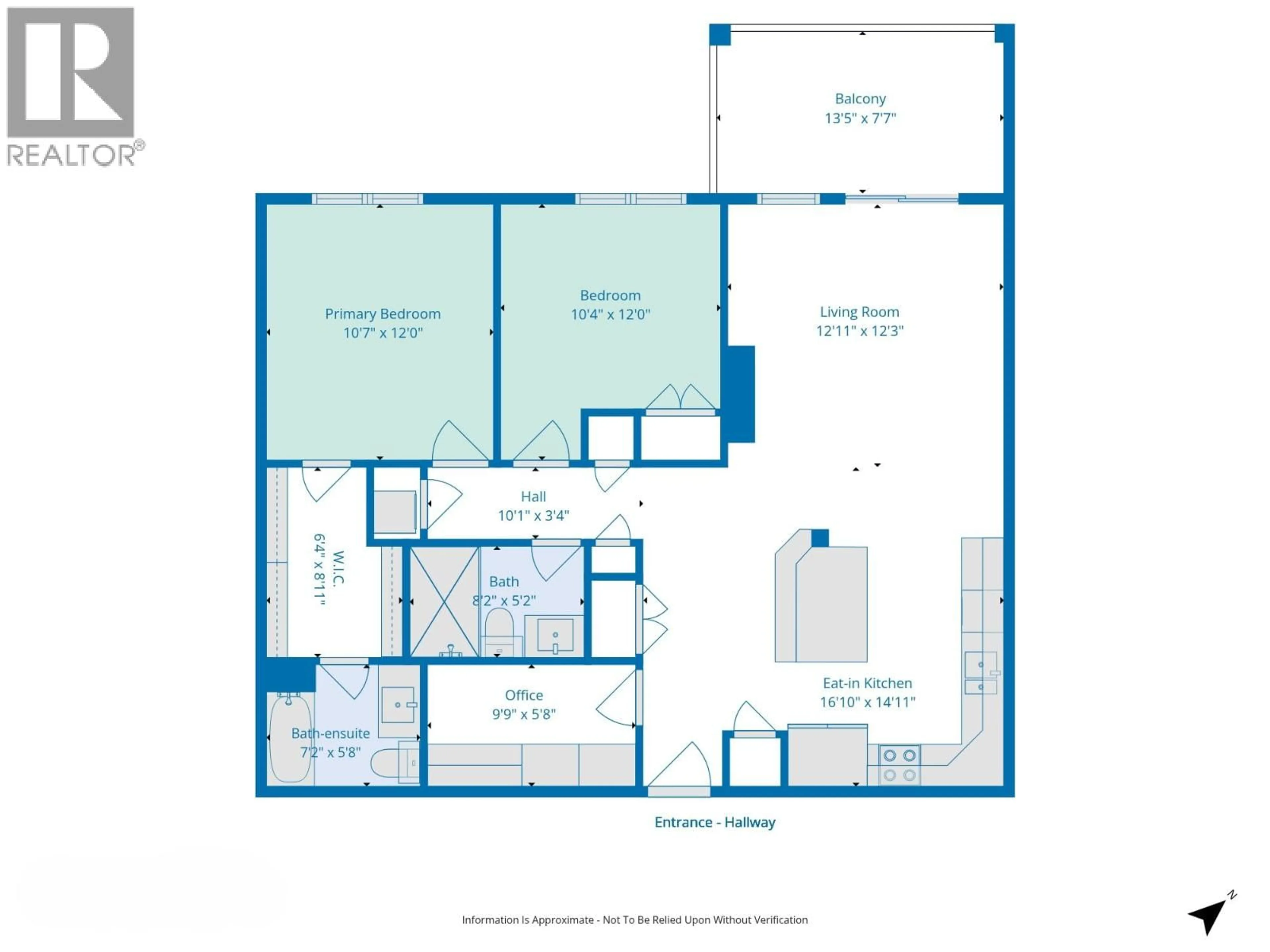 Floor plan for 201 - 4251 GUEST CRESCENT, Prince George British Columbia V2N3G9