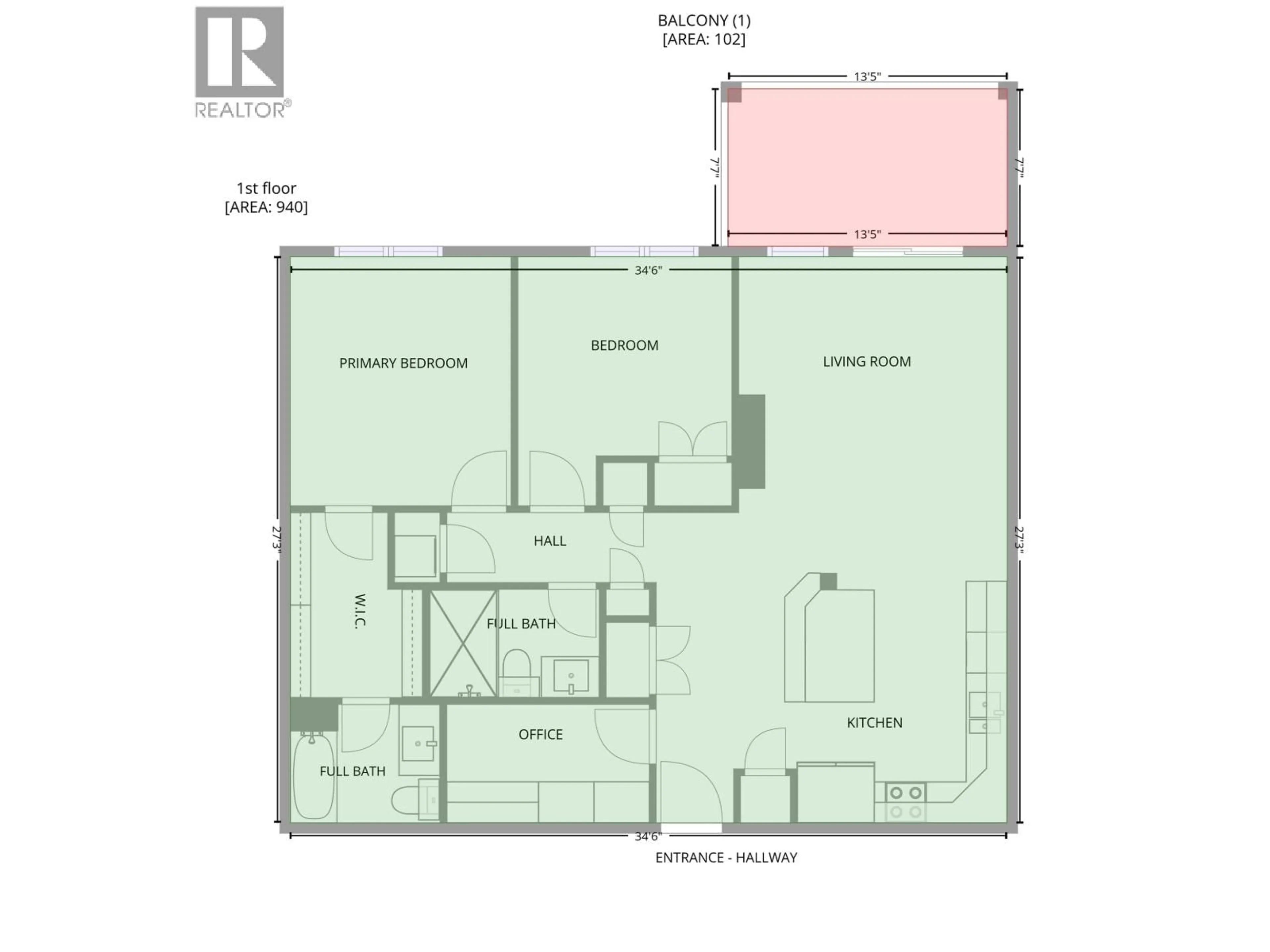 Floor plan for 201 - 4251 GUEST CRESCENT, Prince George British Columbia V2N3G9