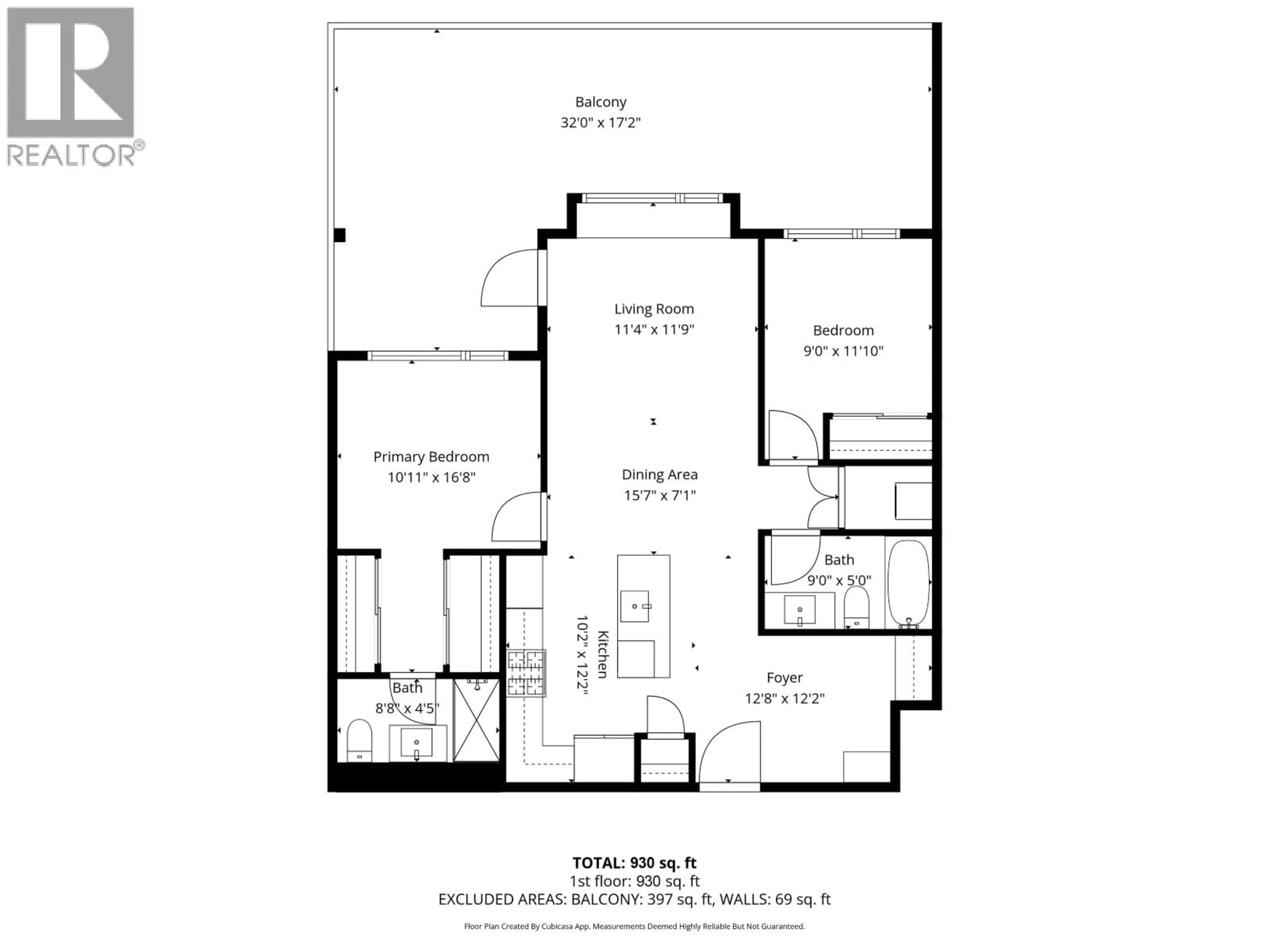 Floor plan for 214 - 2188 MADISON AVENUE, Burnaby British Columbia V5C0J8