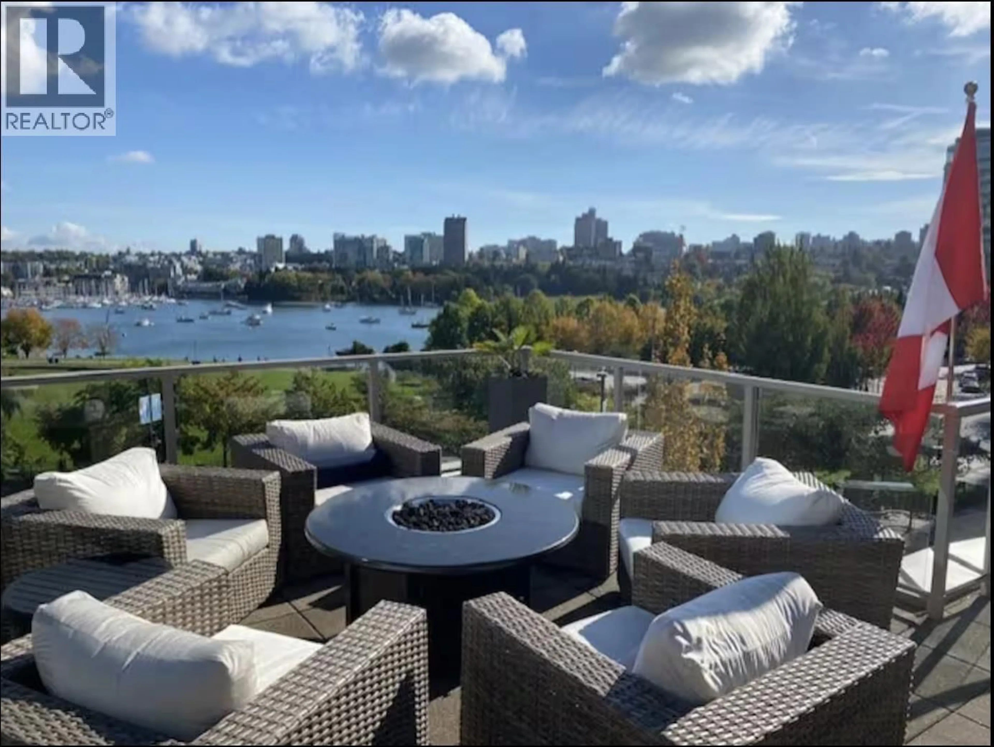 Patio, water/lake/river/ocean view for 602 - 1388 HOMER STREET, Vancouver British Columbia V6B6A7