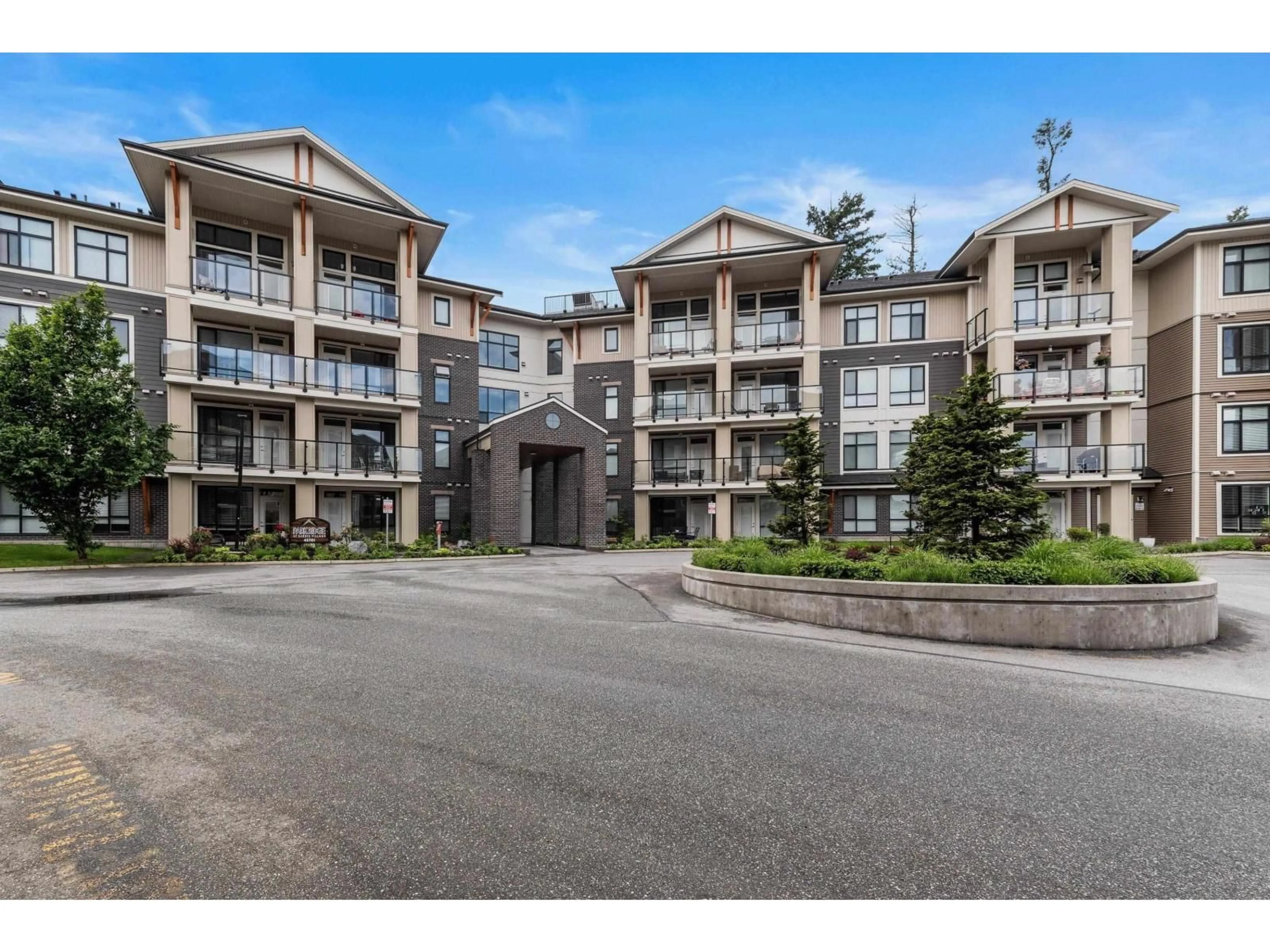 A pic from outside/outdoor area/front of a property/back of a property/a pic from drone, mountain view for 114 - 45761 STEVENSON ROAD, Chilliwack British Columbia V2R0Y7