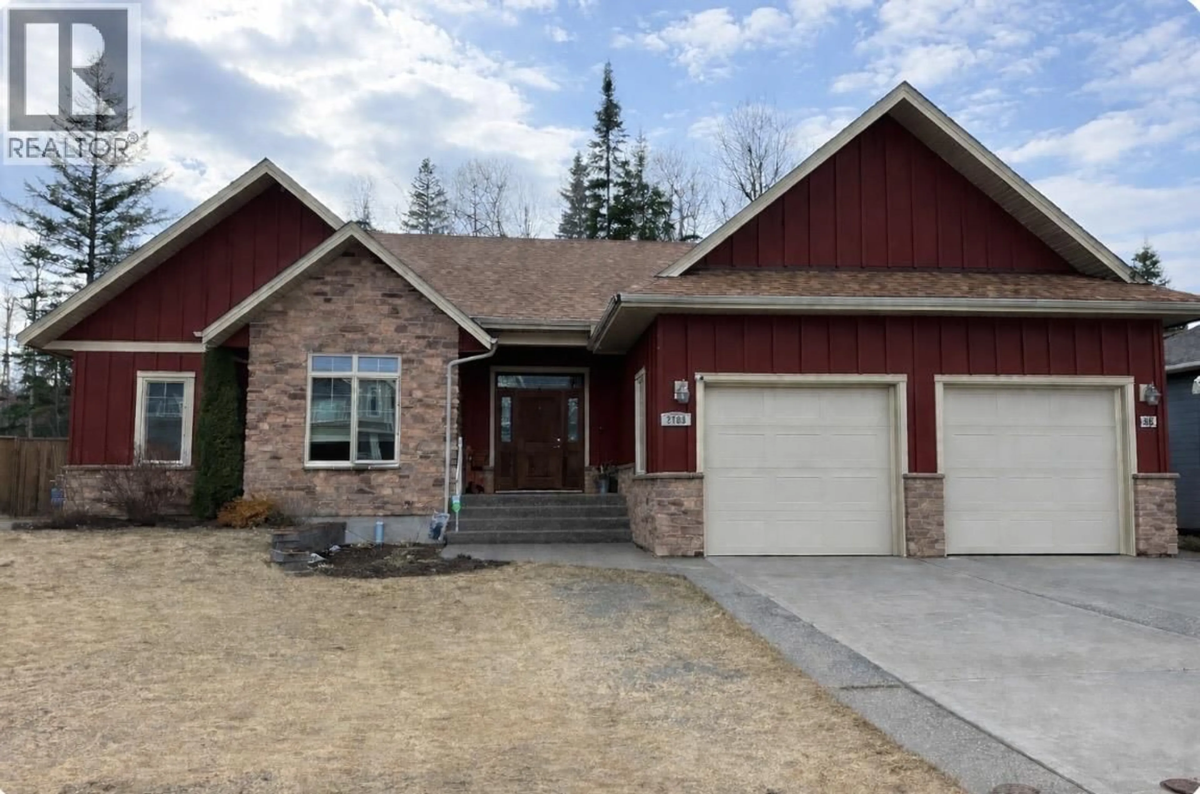 Home with brick exterior material, street for 2703 MAURICE DRIVE, Prince George British Columbia V2N0C8