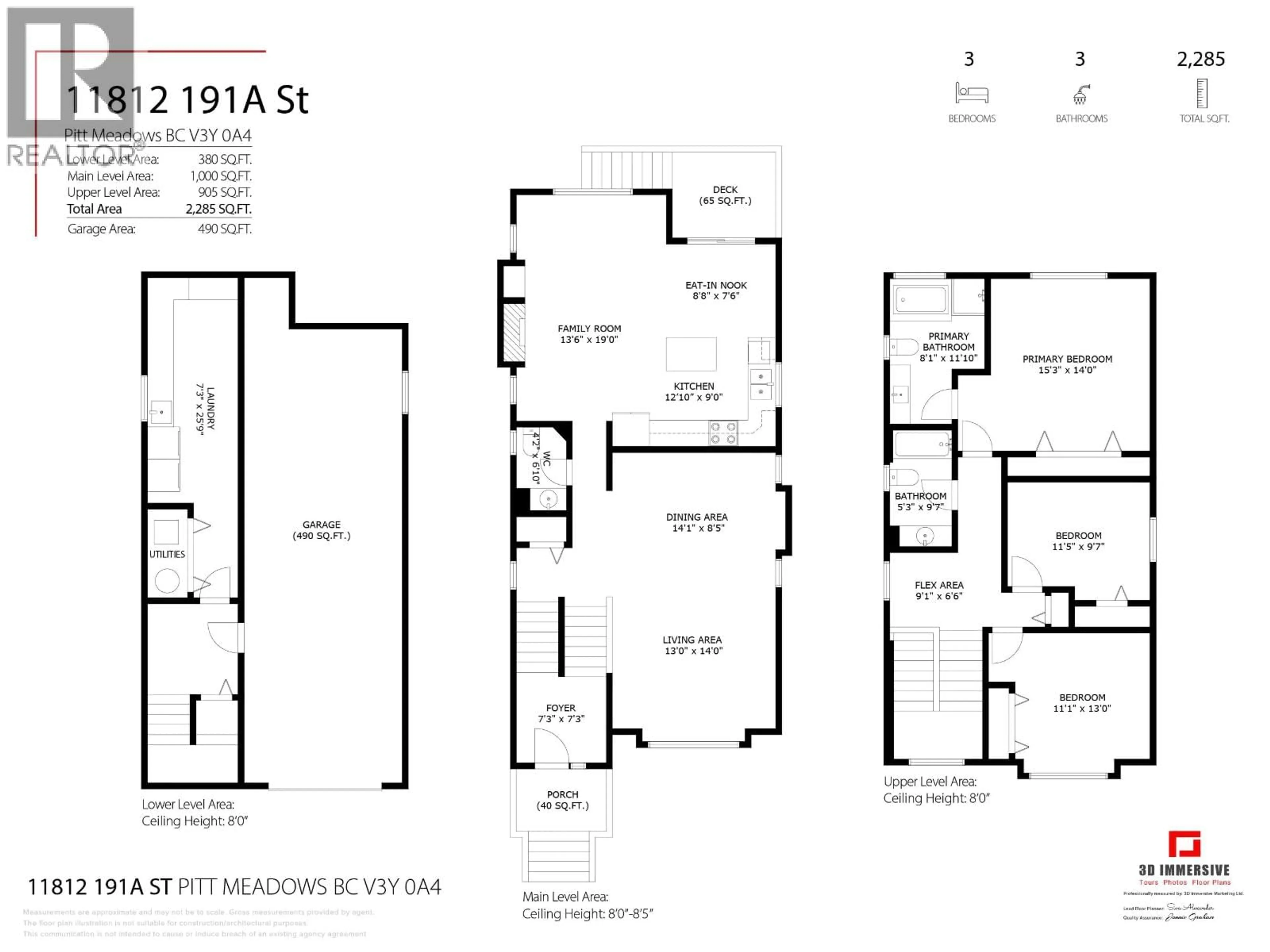 Floor plan for 11812 191A STREET, Pitt Meadows British Columbia V3Y0A4