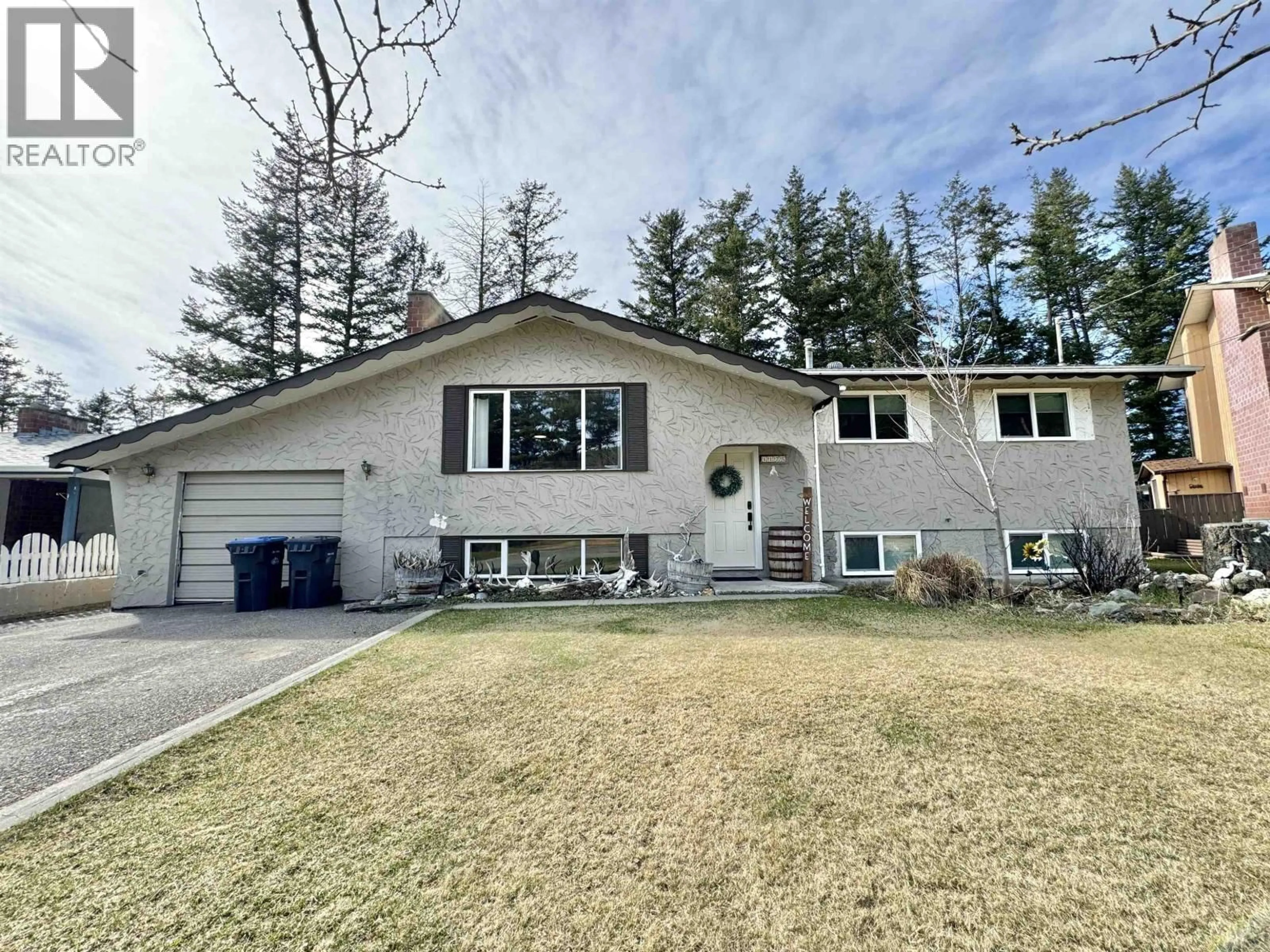 A pic from outside/outdoor area/front of a property/back of a property/a pic from drone, street for 1175 PIGEON AVENUE, Williams Lake British Columbia V2G2C2