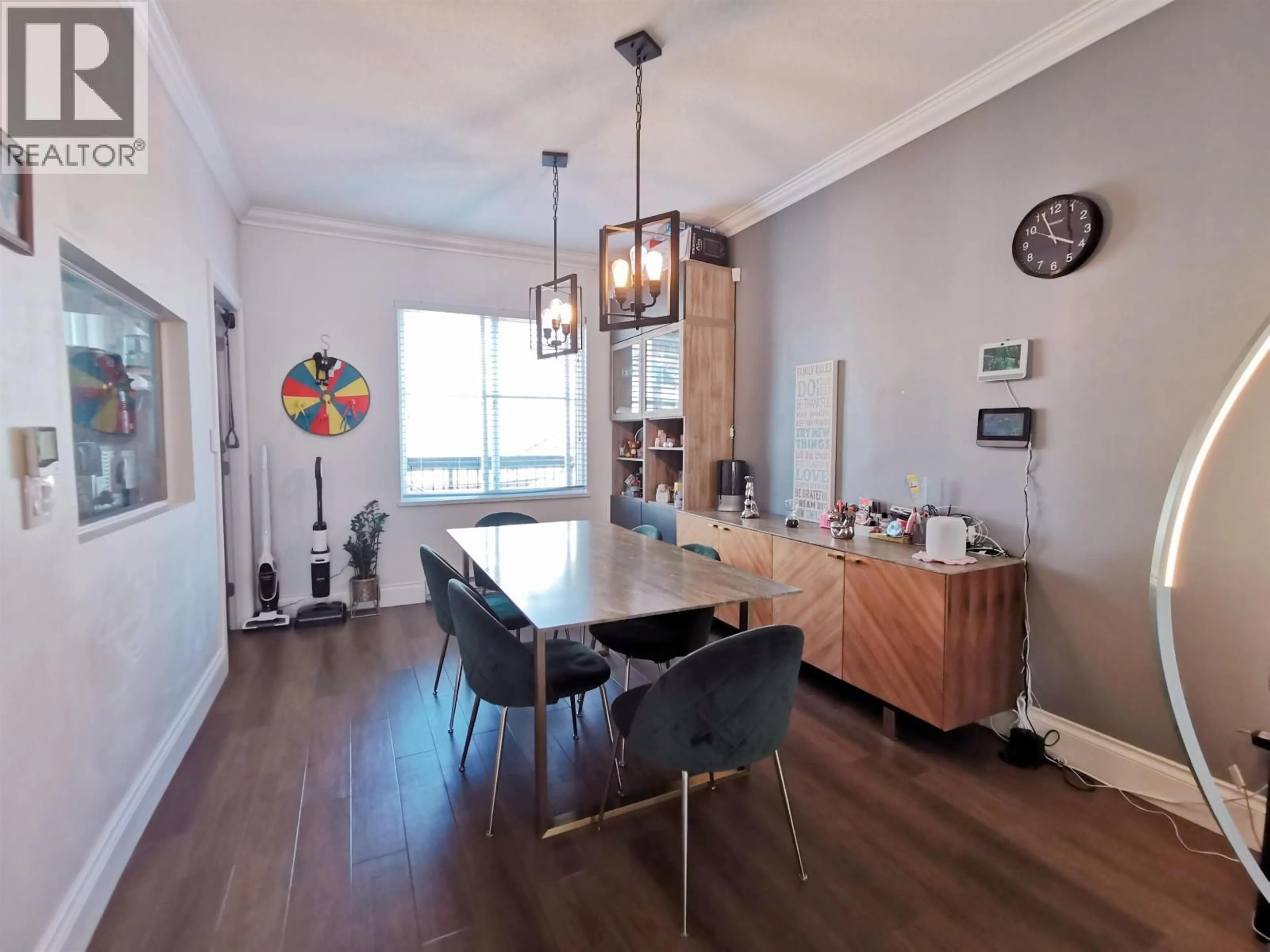 Dining room, wood/laminate floor for 103 - 3880 WESTMINSTER HIGHWAY, Richmond British Columbia V7C5S1