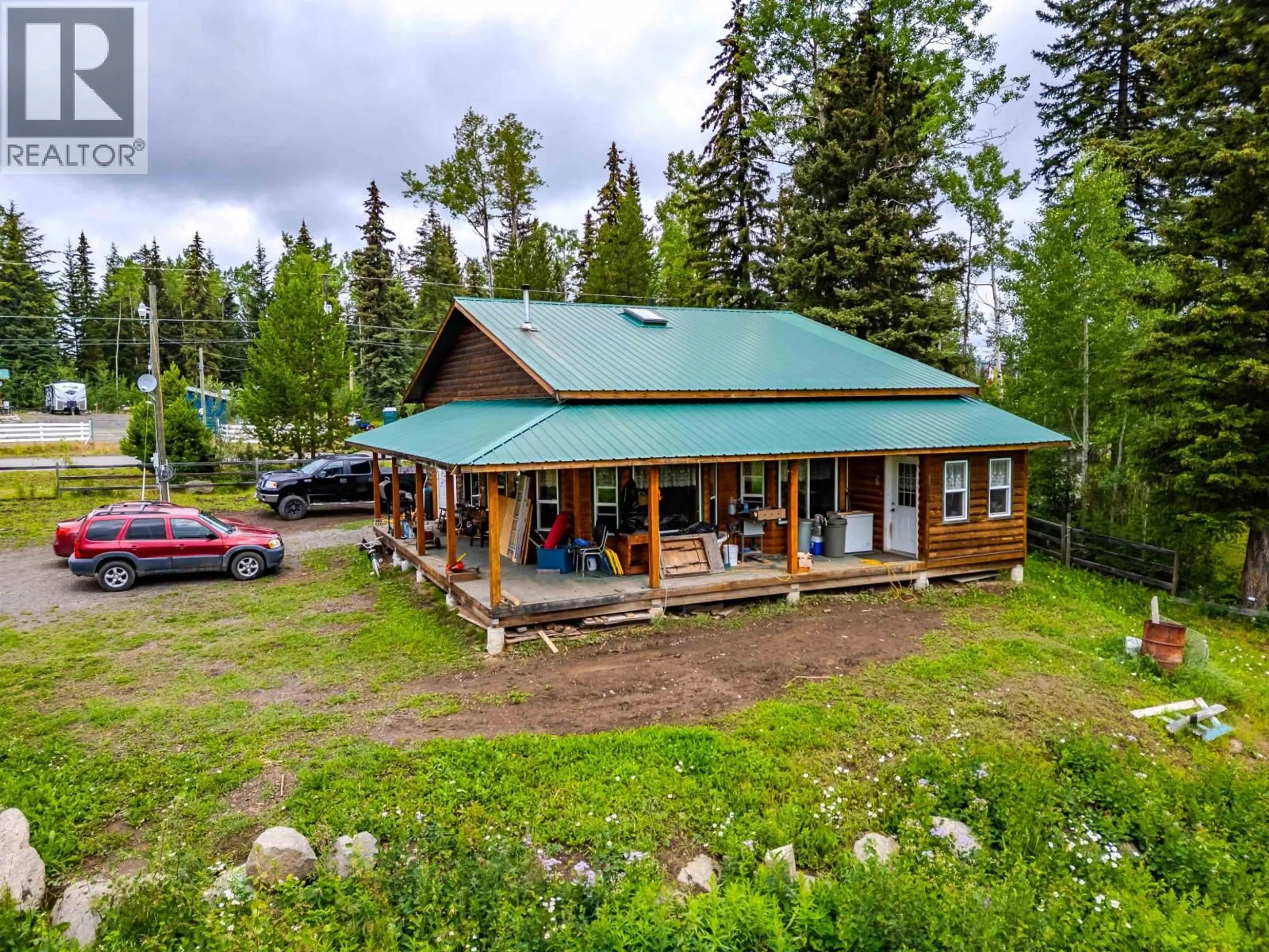 A pic from outside/outdoor area/front of a property/back of a property/a pic from drone, unknown for 7478 BURGESS ROAD, Deka Lake / Sulphurous / Hathaway Lakes British Columbia V0K1X3