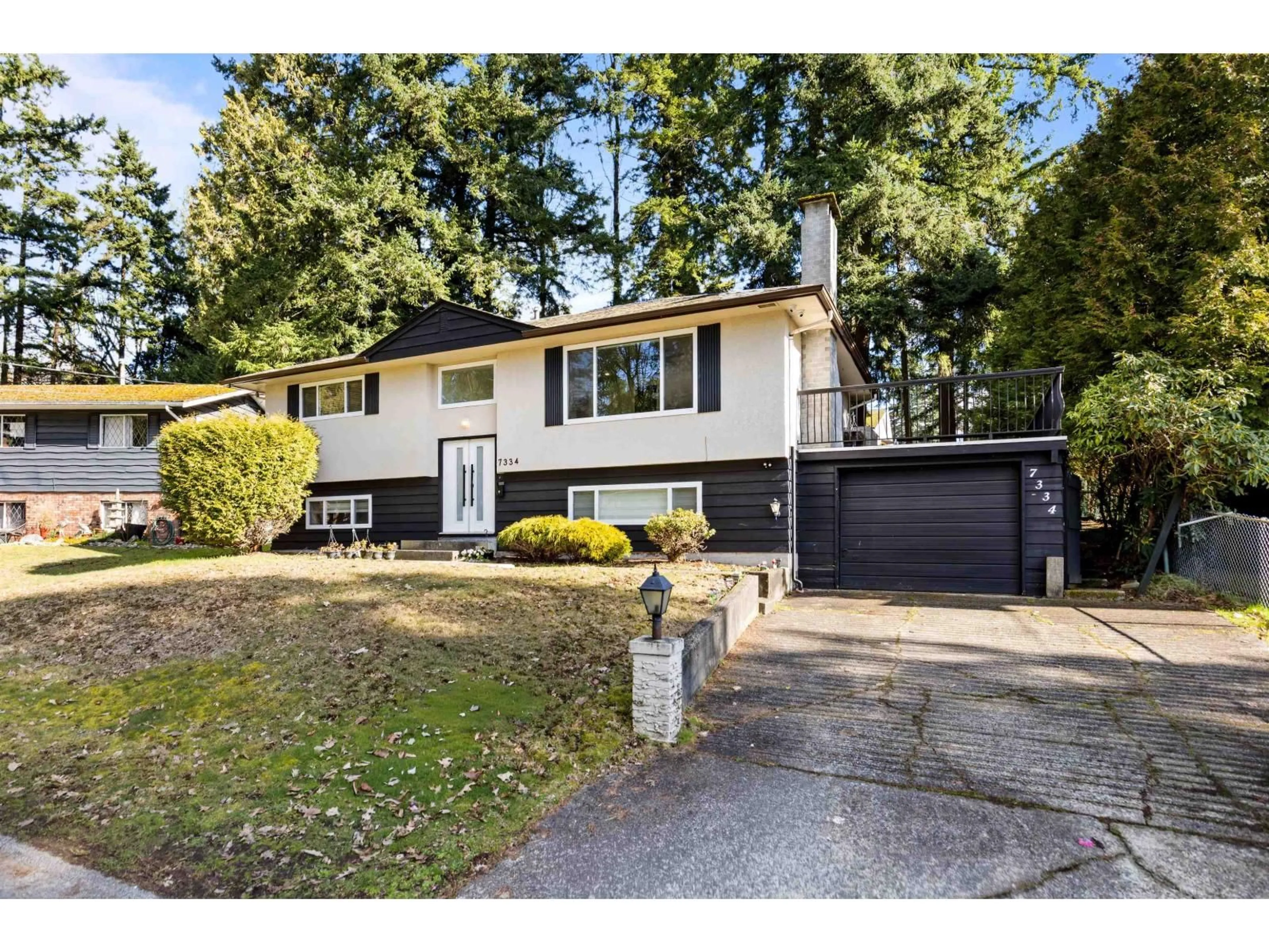 Home with vinyl exterior material, street for 7334 111A STREET, Delta British Columbia V4C4S1