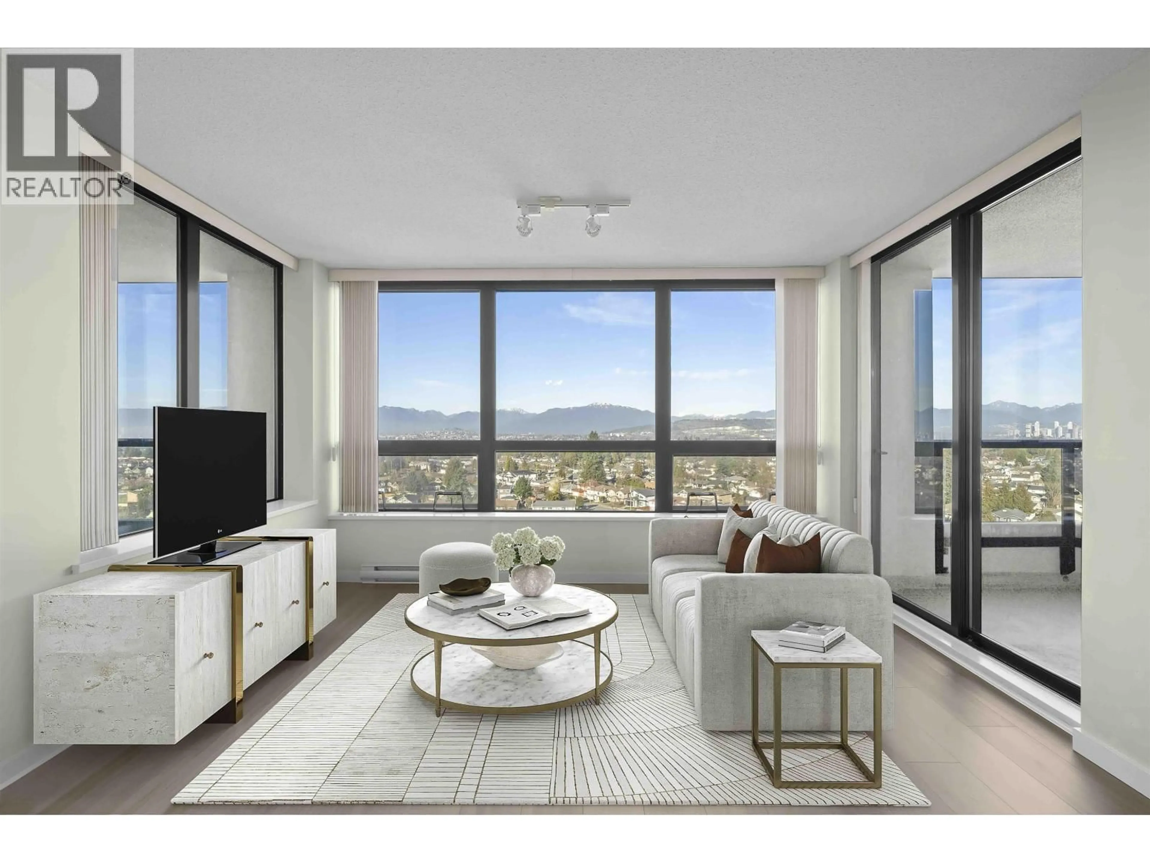 Living room with furniture, unknown for 1605 - 7178 COLLIER STREET, Burnaby British Columbia V5E4N7