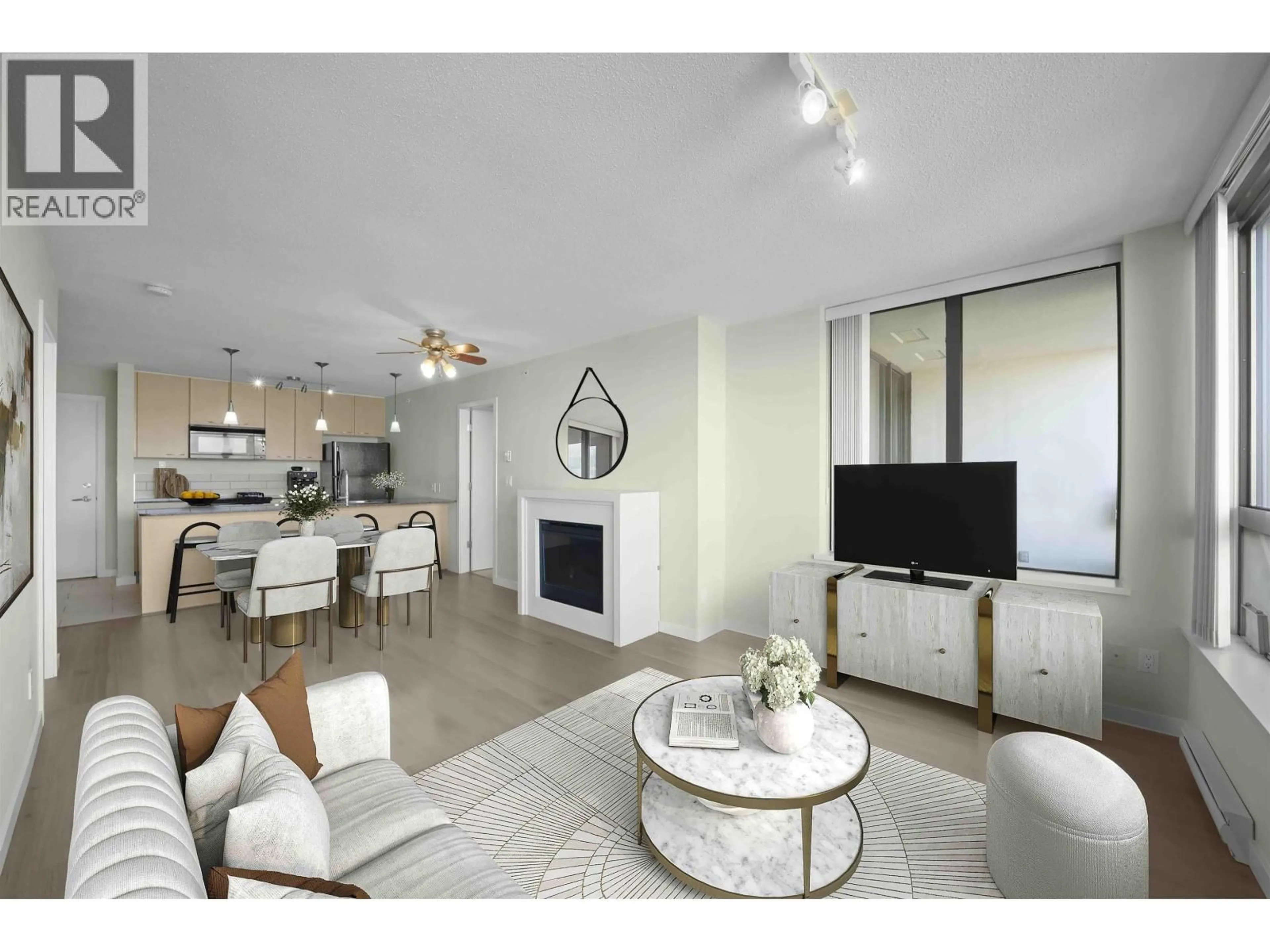 Living room with furniture, unknown for 1605 - 7178 COLLIER STREET, Burnaby British Columbia V5E4N7