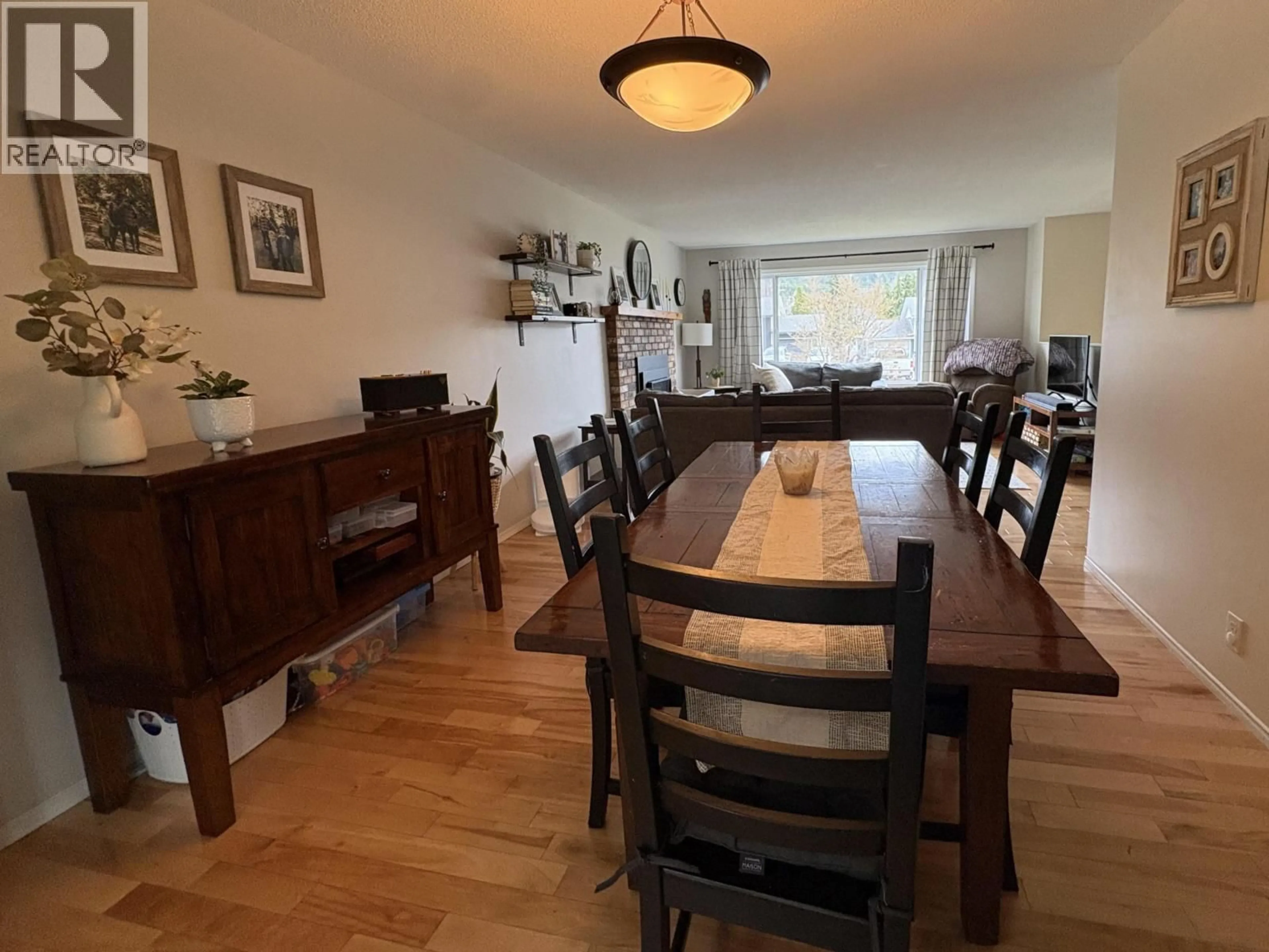 Dining room, wood/laminate floor for 4017 BENNER STREET, Terrace British Columbia V8G3B1