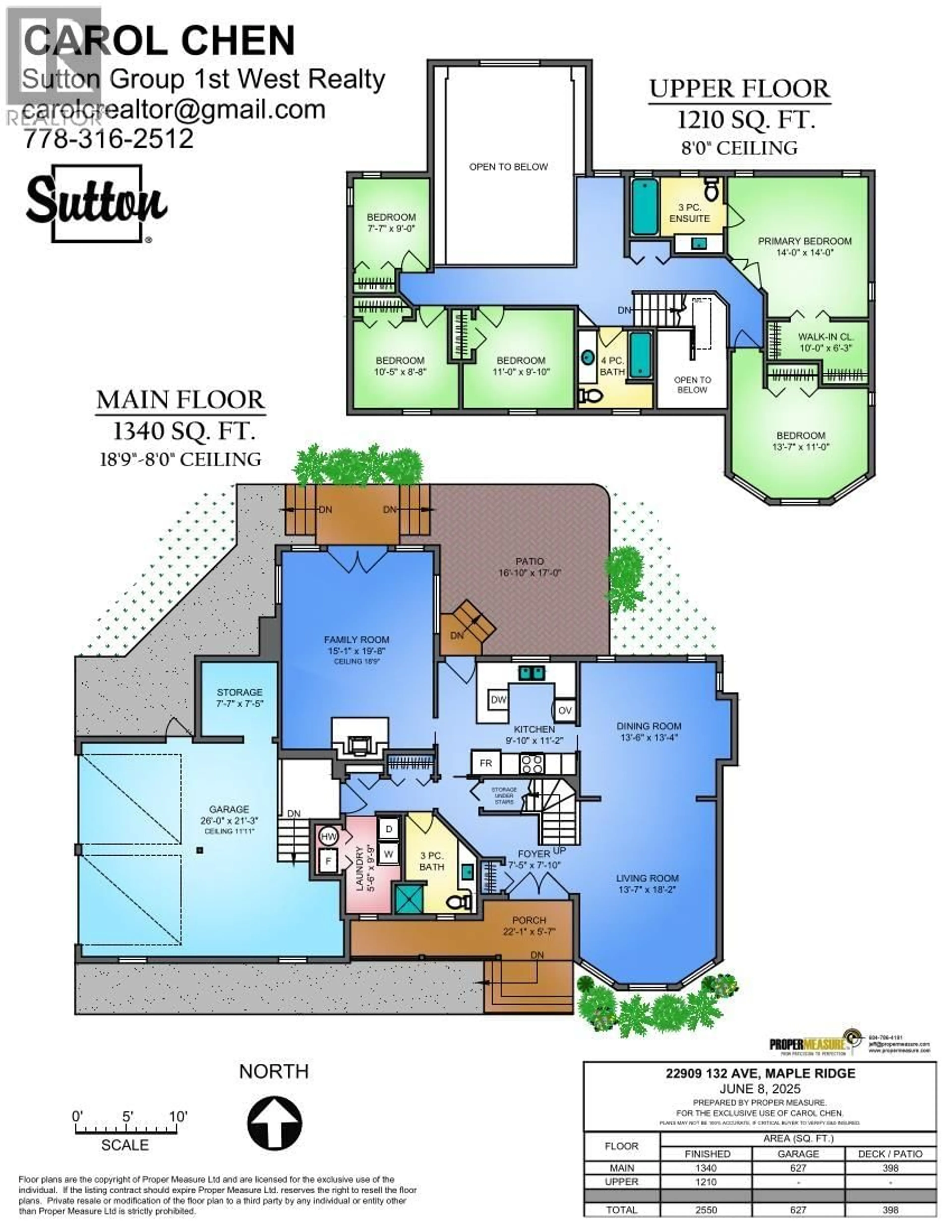 Floor plan for 22909 132 AVENUE, Maple Ridge British Columbia V4R0A8