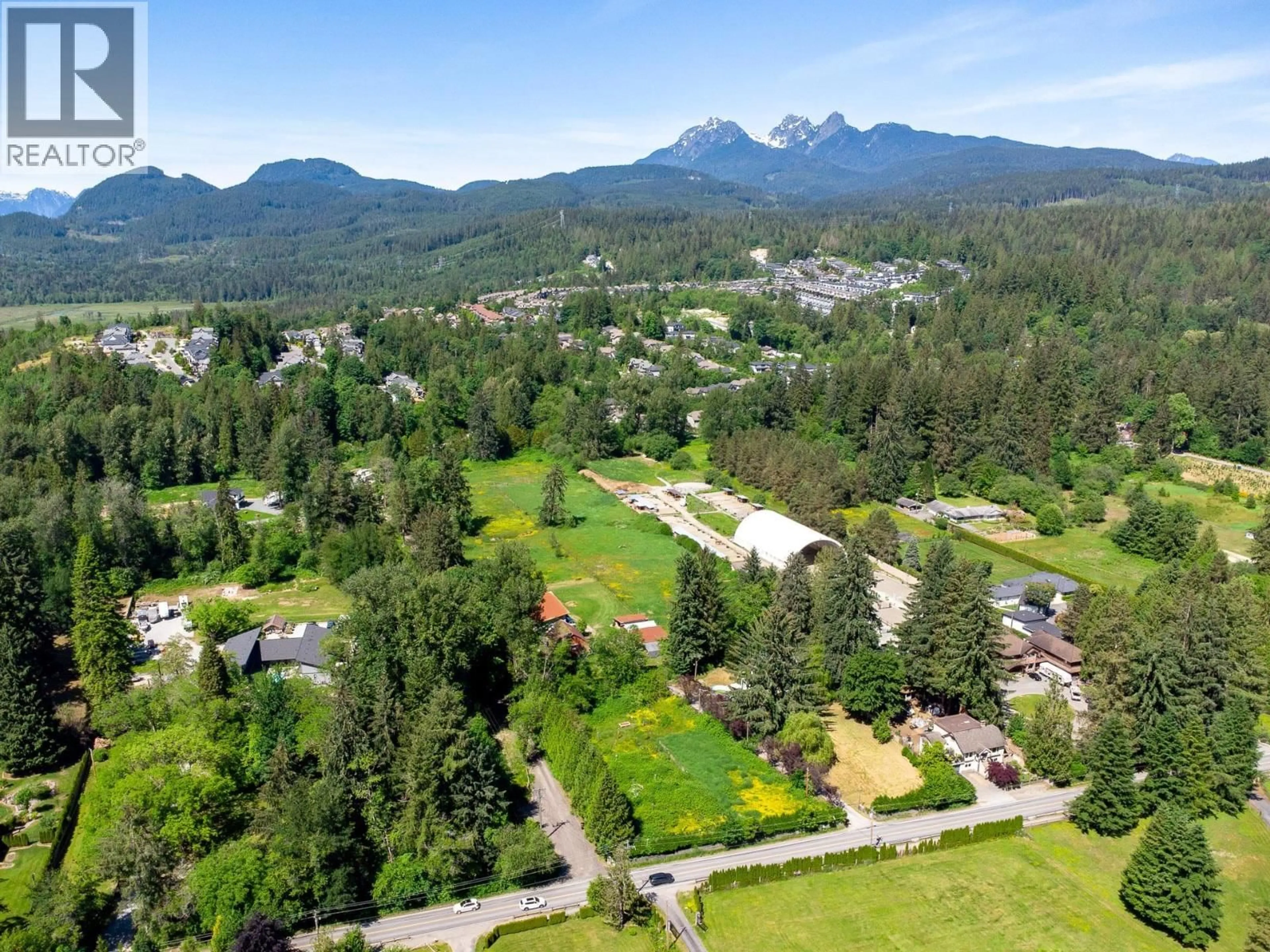 A pic from outside/outdoor area/front of a property/back of a property/a pic from drone, mountain view for 22909 132 AVENUE, Maple Ridge British Columbia V4R0A8