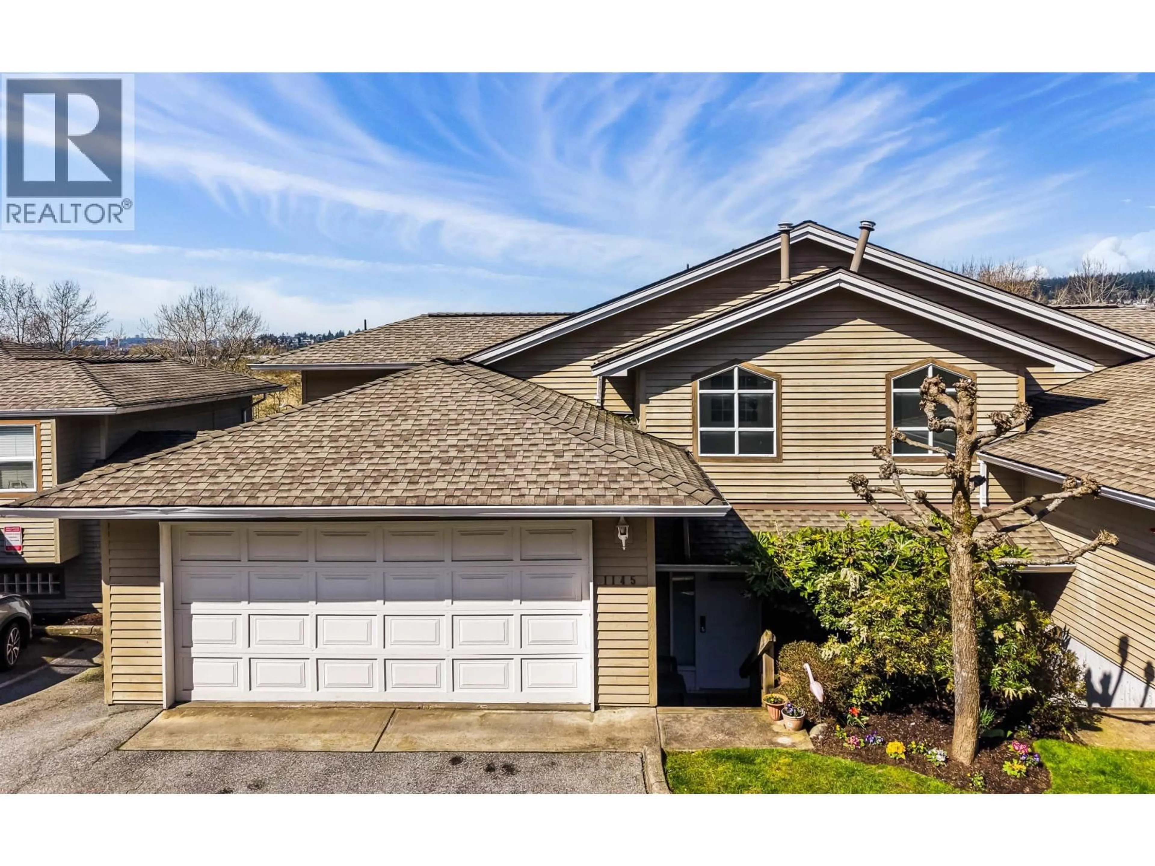 Home with vinyl exterior material, street for 1145 O'FLAHERTY GATE, Port Coquitlam British Columbia V3C6H2