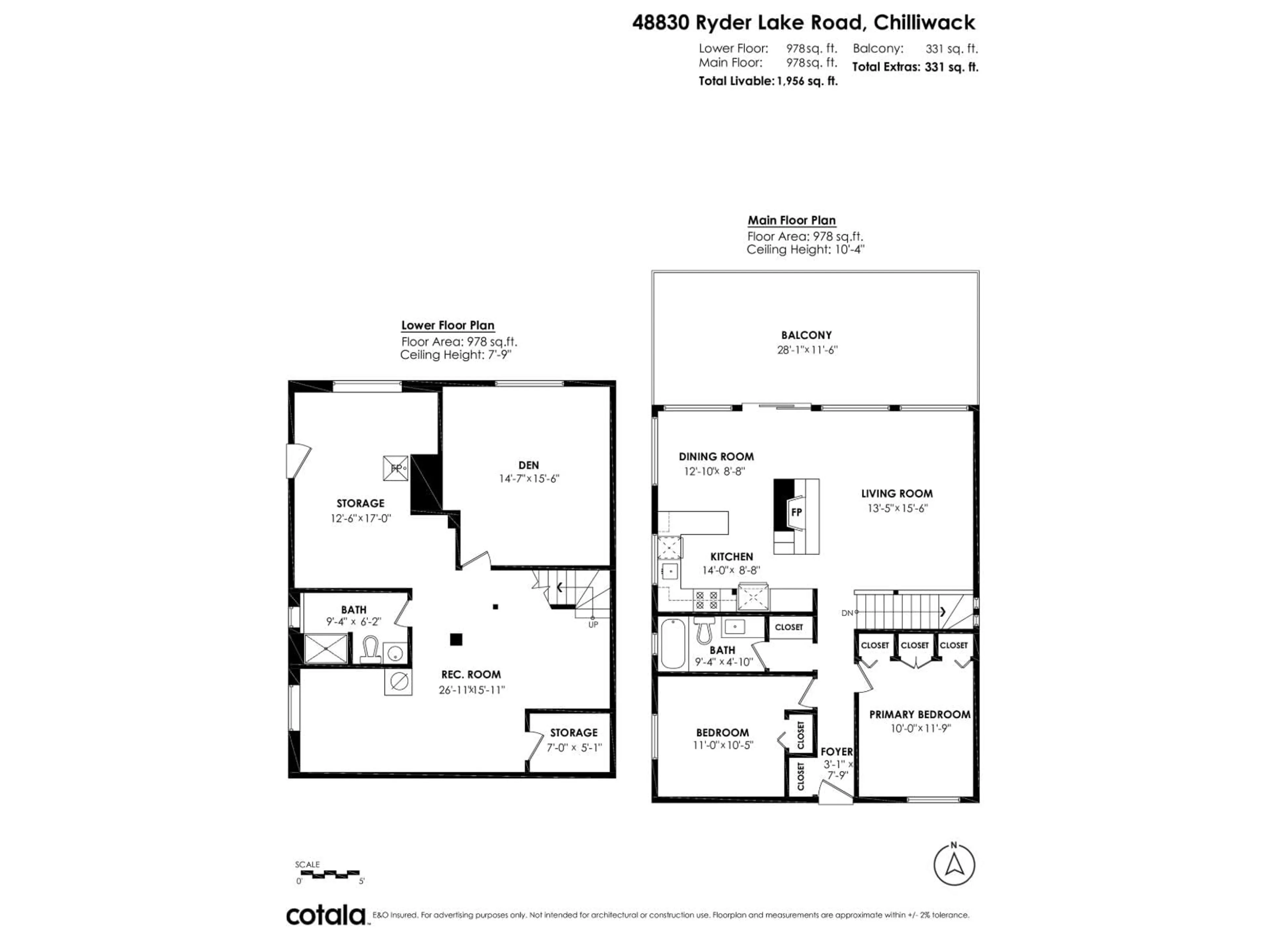 Floor plan for 48830 RYDER LAKE ROAD, Chilliwack British Columbia V4Z1E4